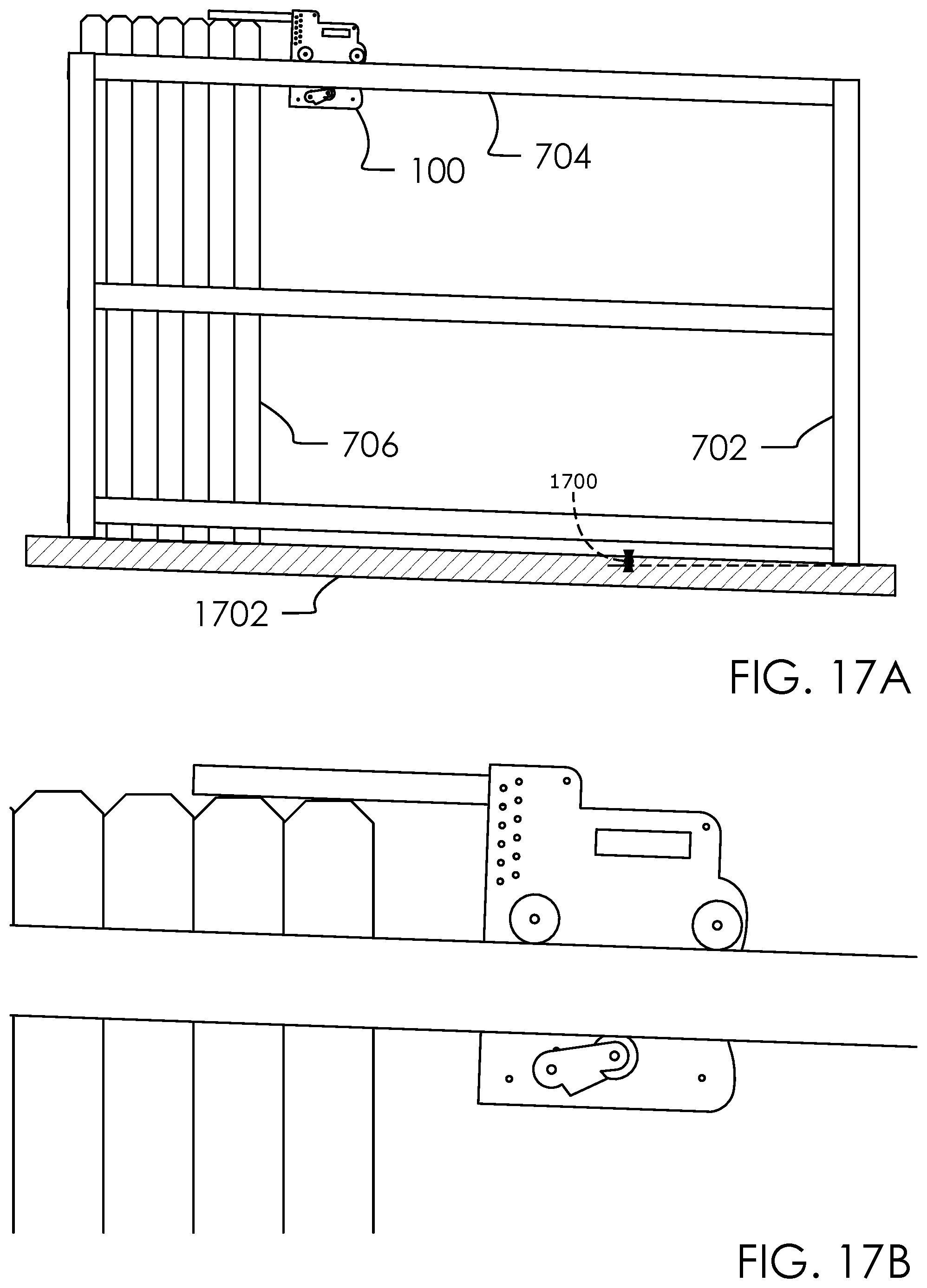 Patent US12129681 Figure 17 – Fence picket alignment tool and method of use