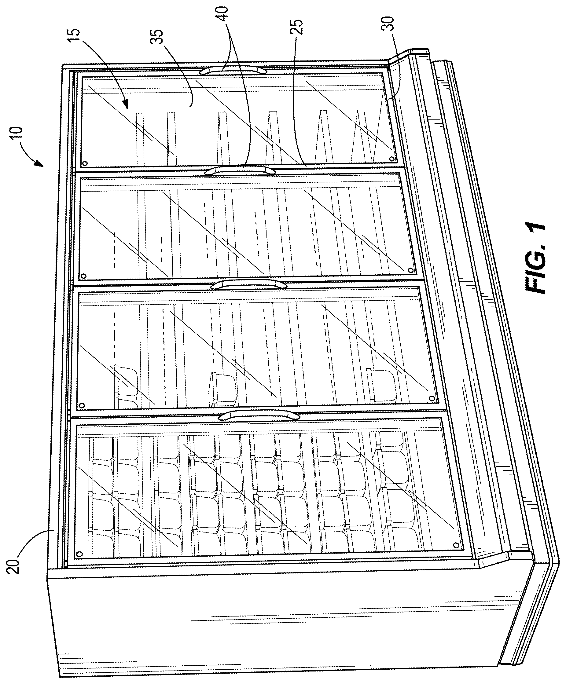 Patent US12129683 Figure 1 – Break-away door handle