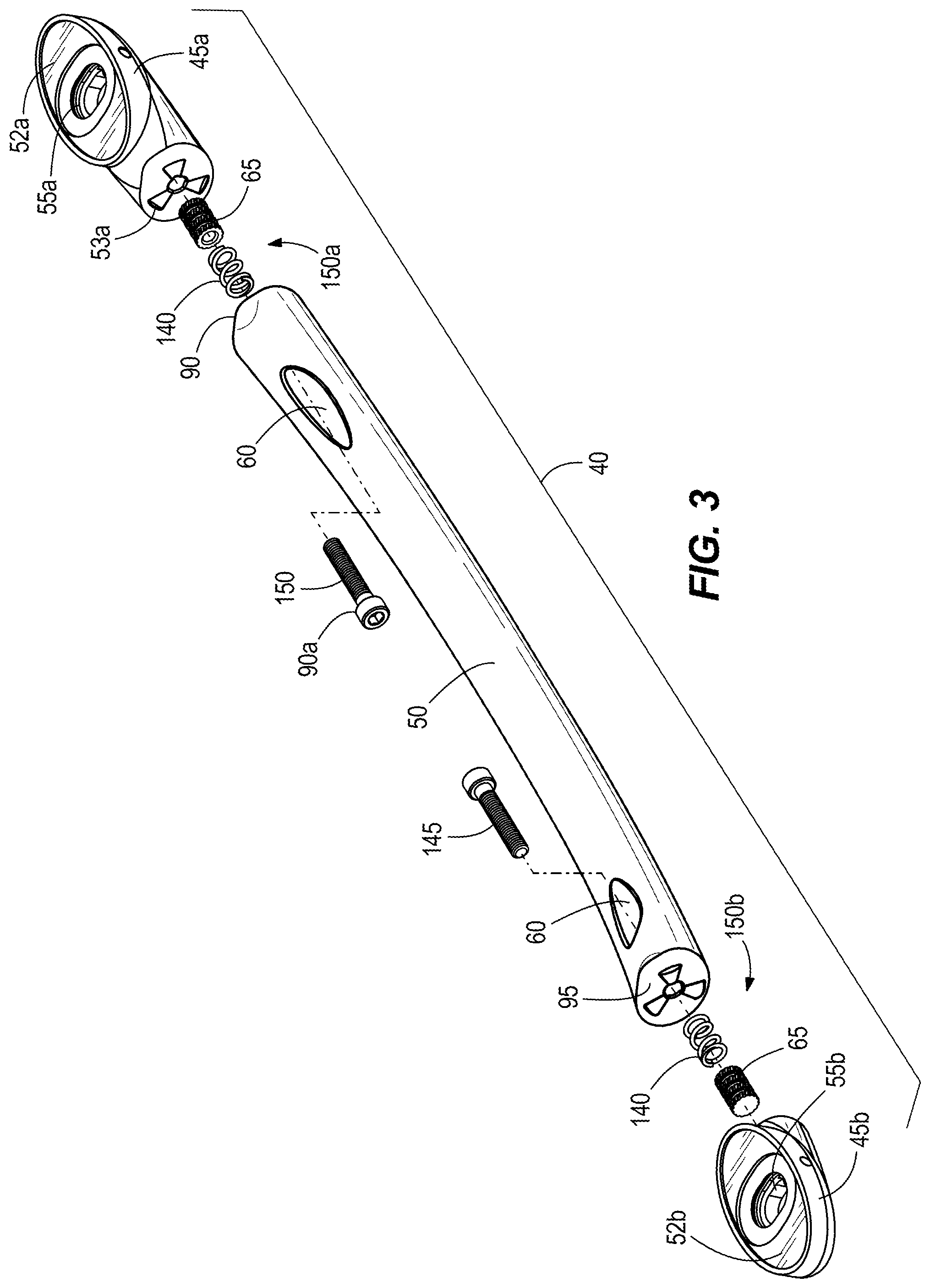 Patent US12129683 Figure 3 – Break-away door handle