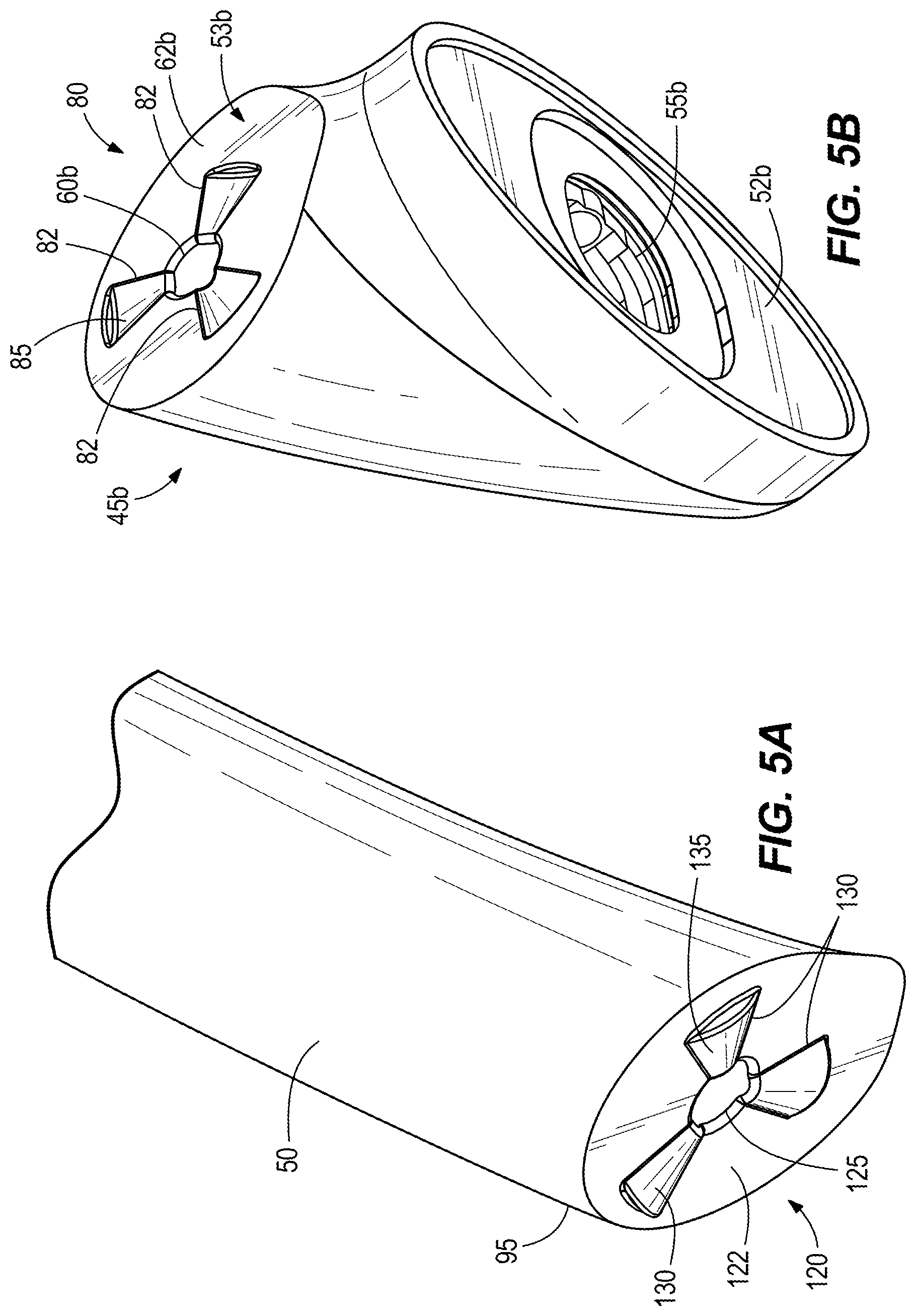 Patent US12129683 Figure 5 – Break-away door handle
