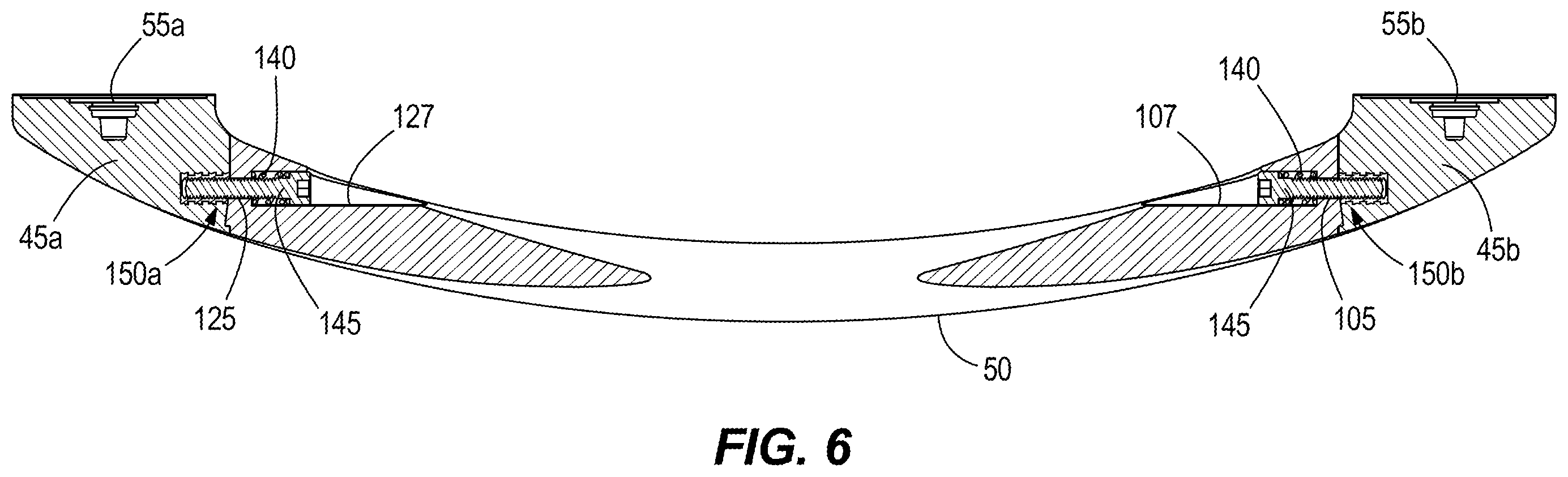 Patent US12129683 Figure 6 – Break-away door handle
