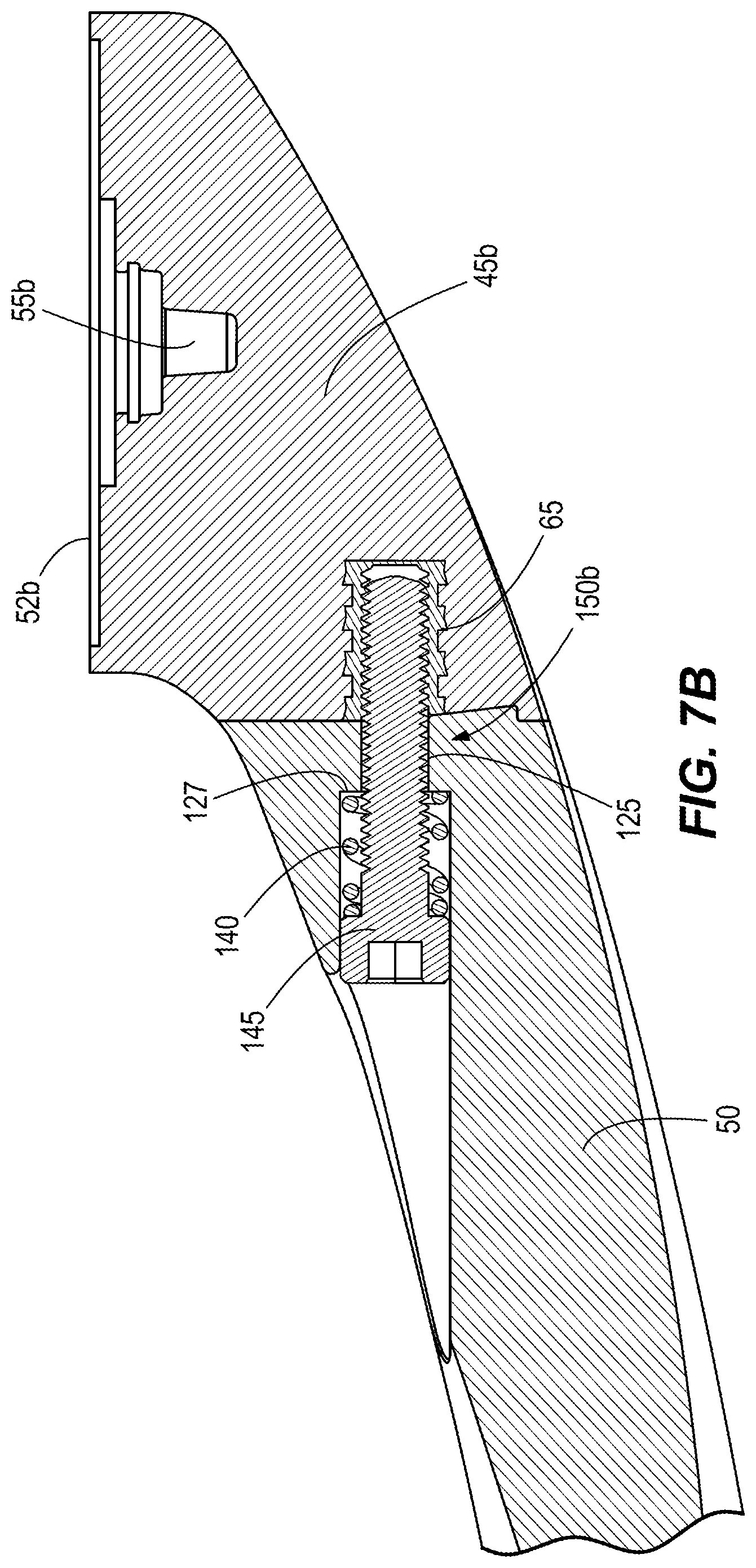 Patent US12129683 Figure 8 – Break-away door handle