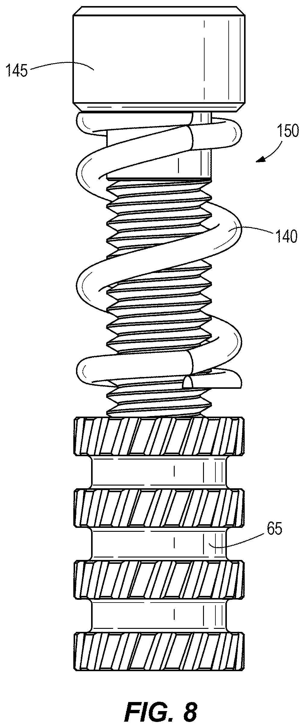 Patent US12129683 Figure 9 – Break-away door handle