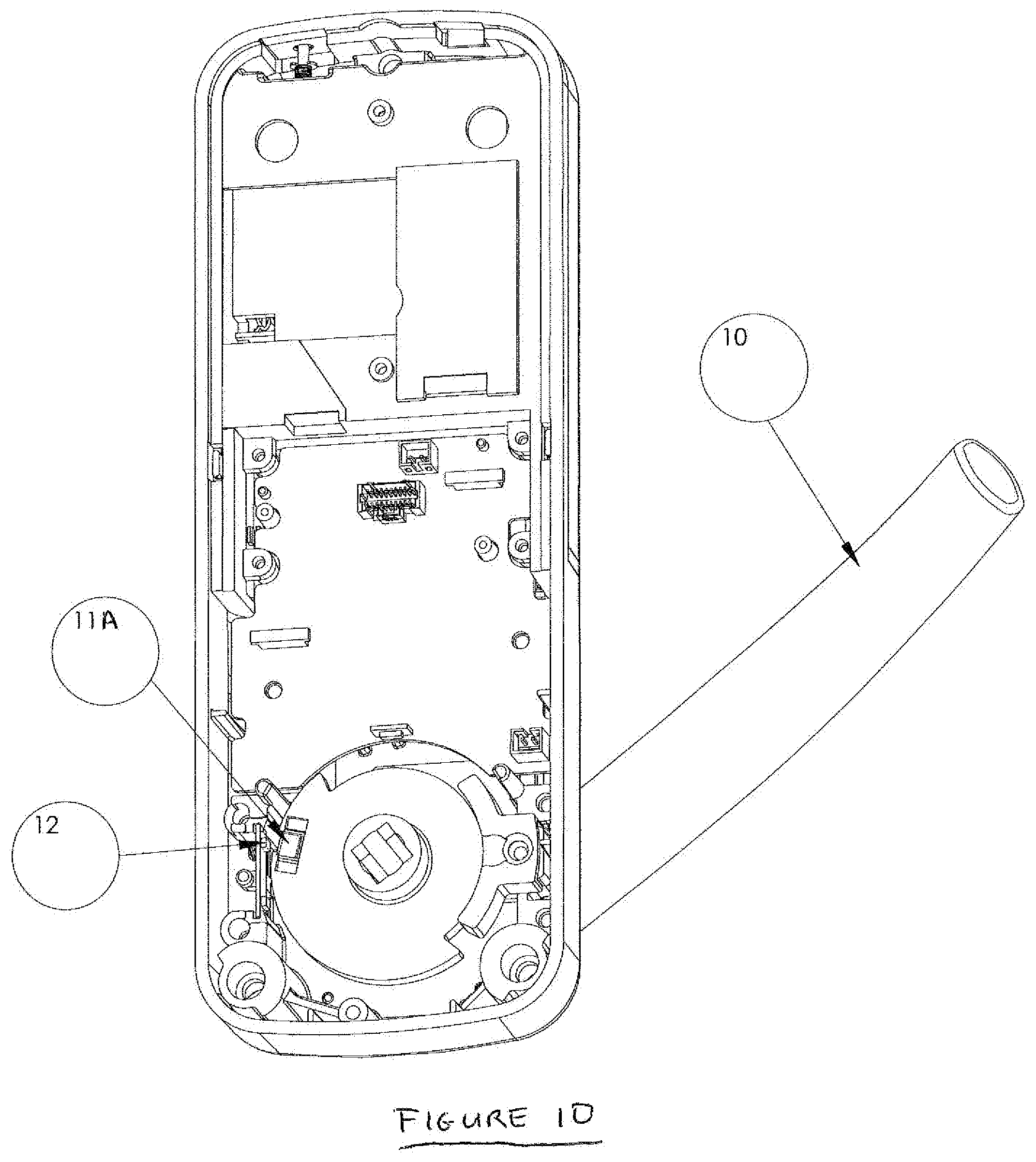 Patent US12129684 Figure 9 – Indicator lock for a public service room door
