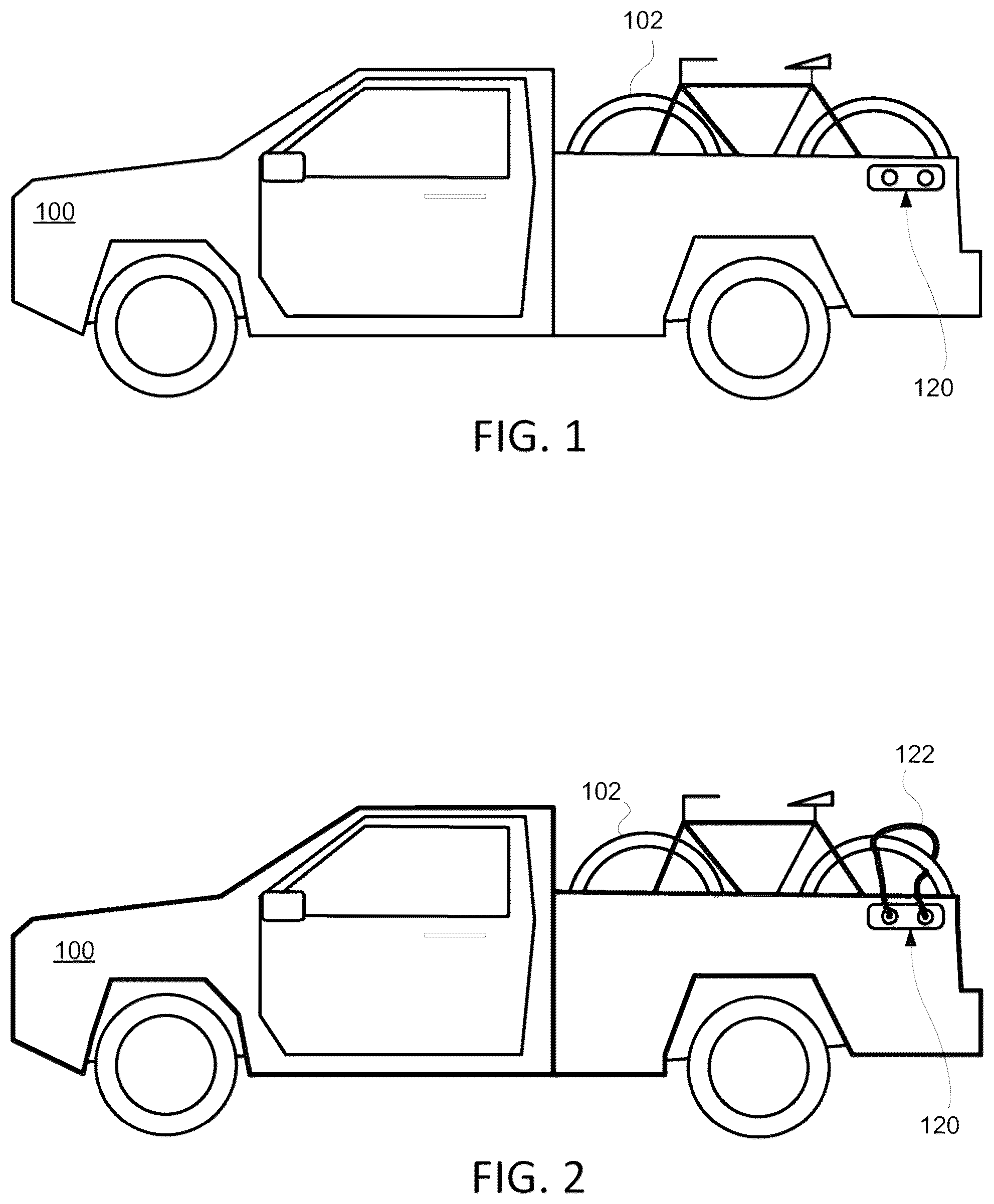 Patent US12129685 Figure 1 – Cable lock systems and methods