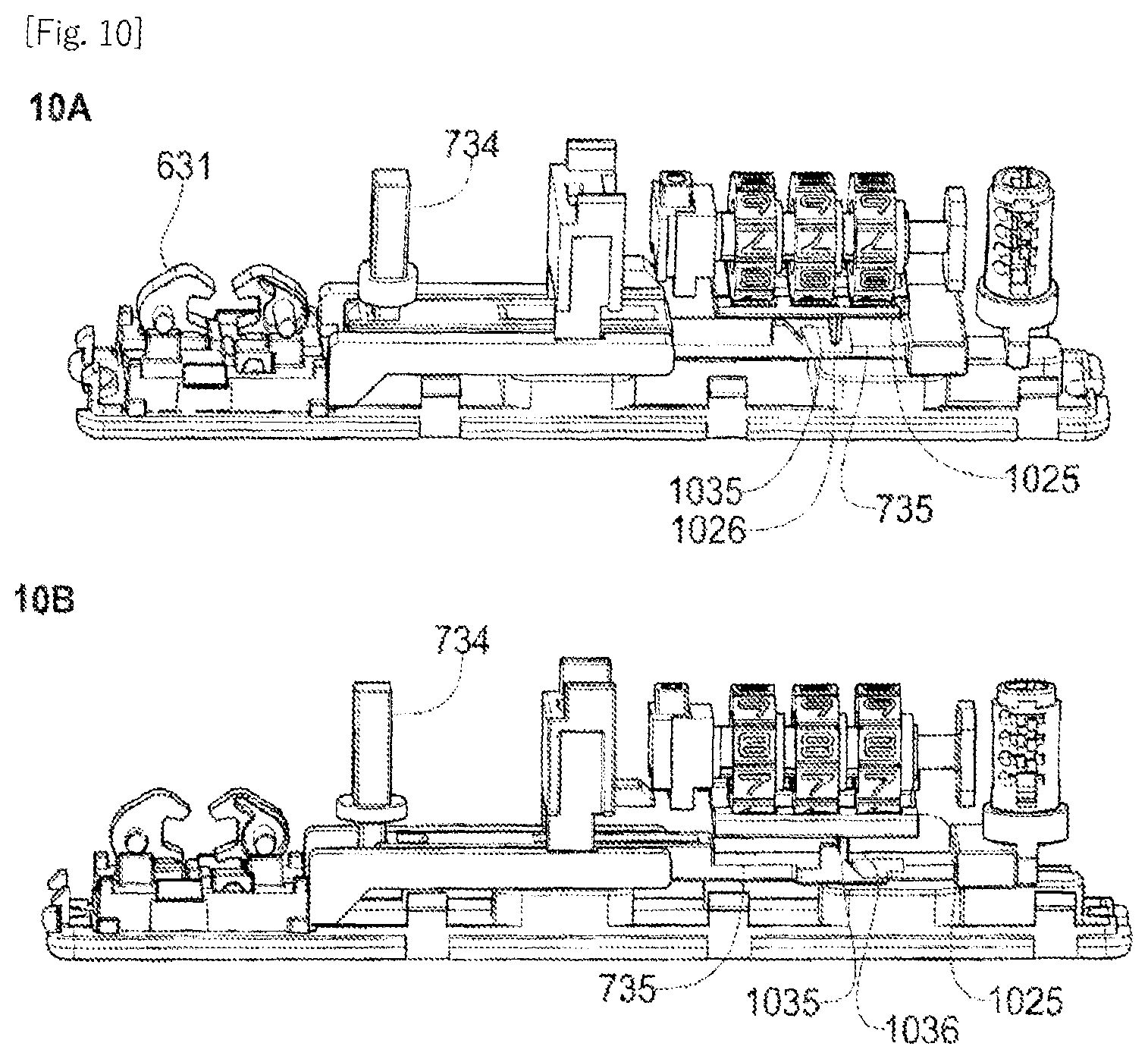 Patent US12129686 Figure 6 – Secure locking device, particularly for a piece of luggage