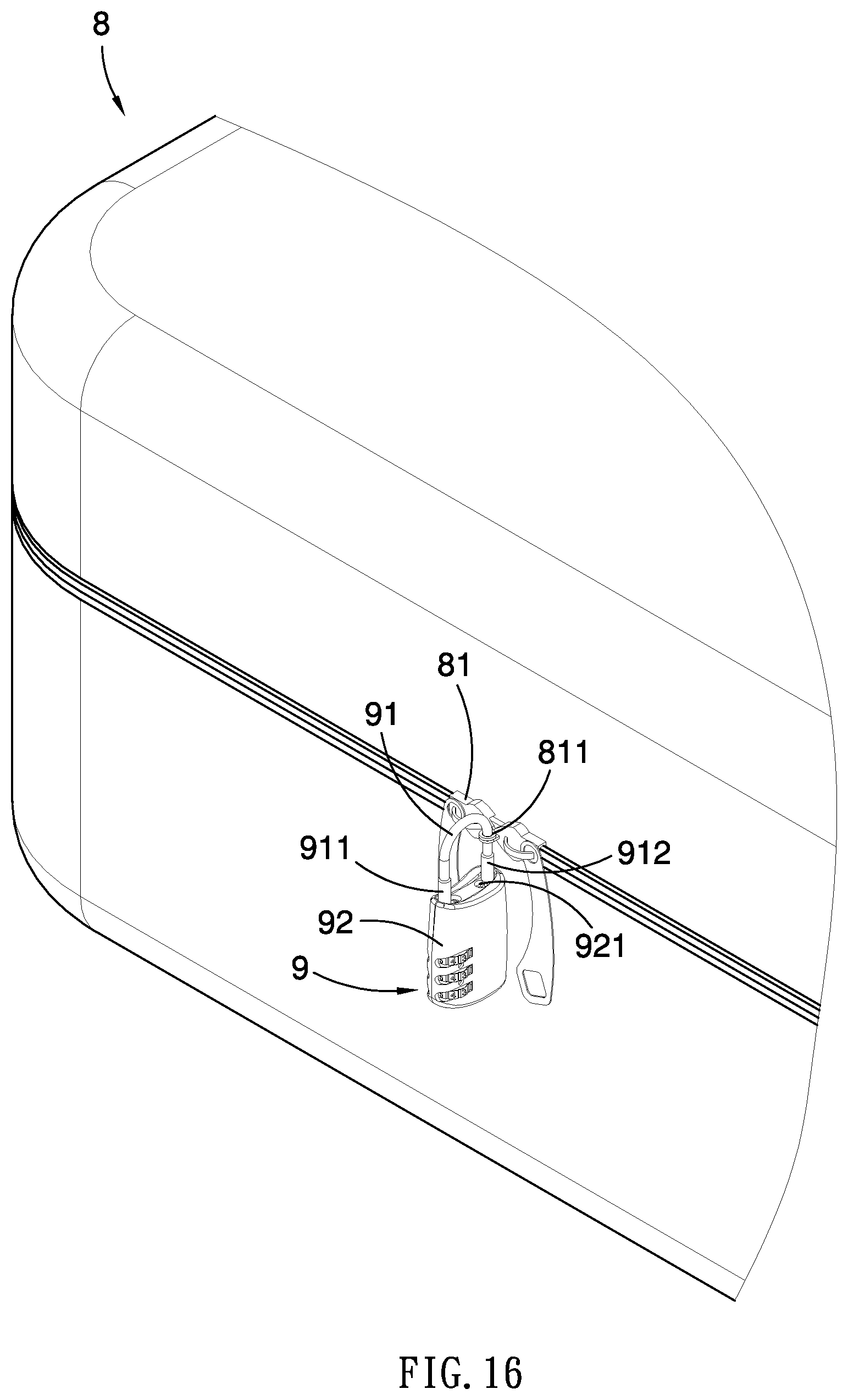 Patent US12129687 Figure 7 – Flippable cable lock