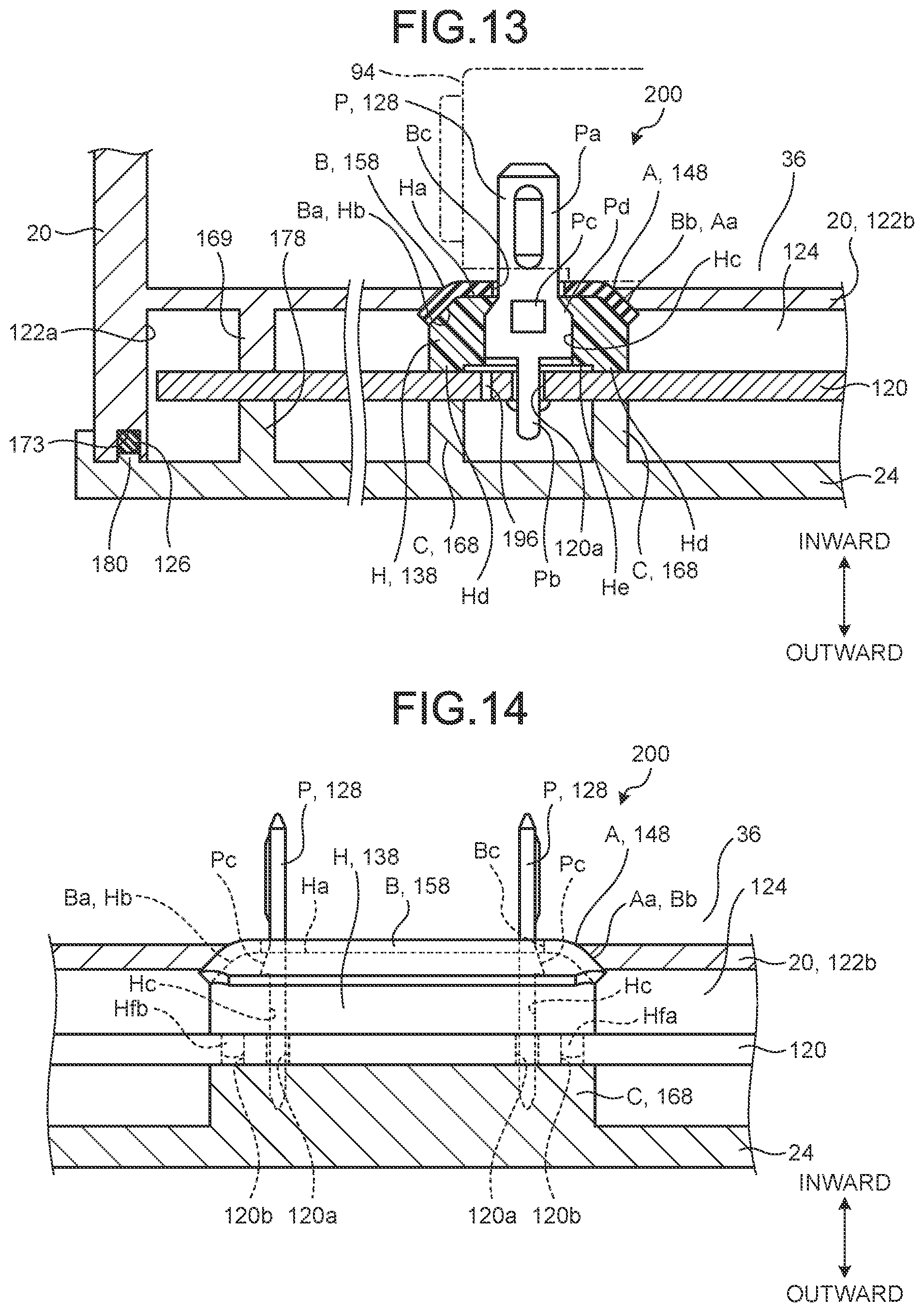 Patent US12129689 Figure 13 – Door latch device