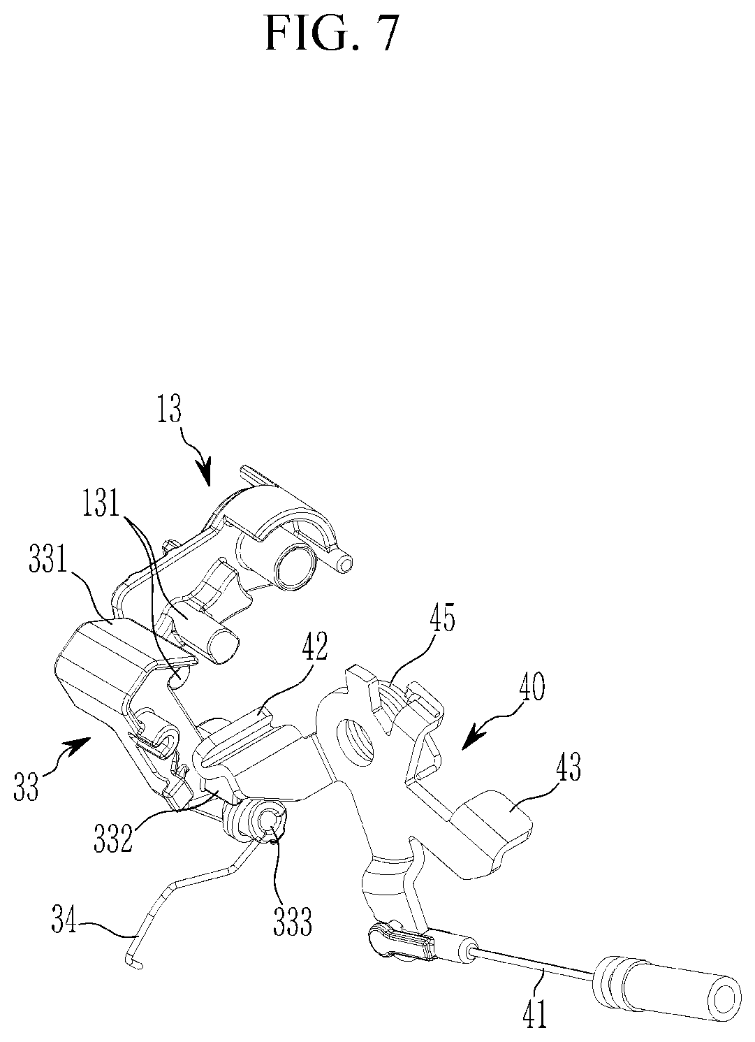 Patent US12129690 Figure 7 – Electric door latch apparatus for vehicle