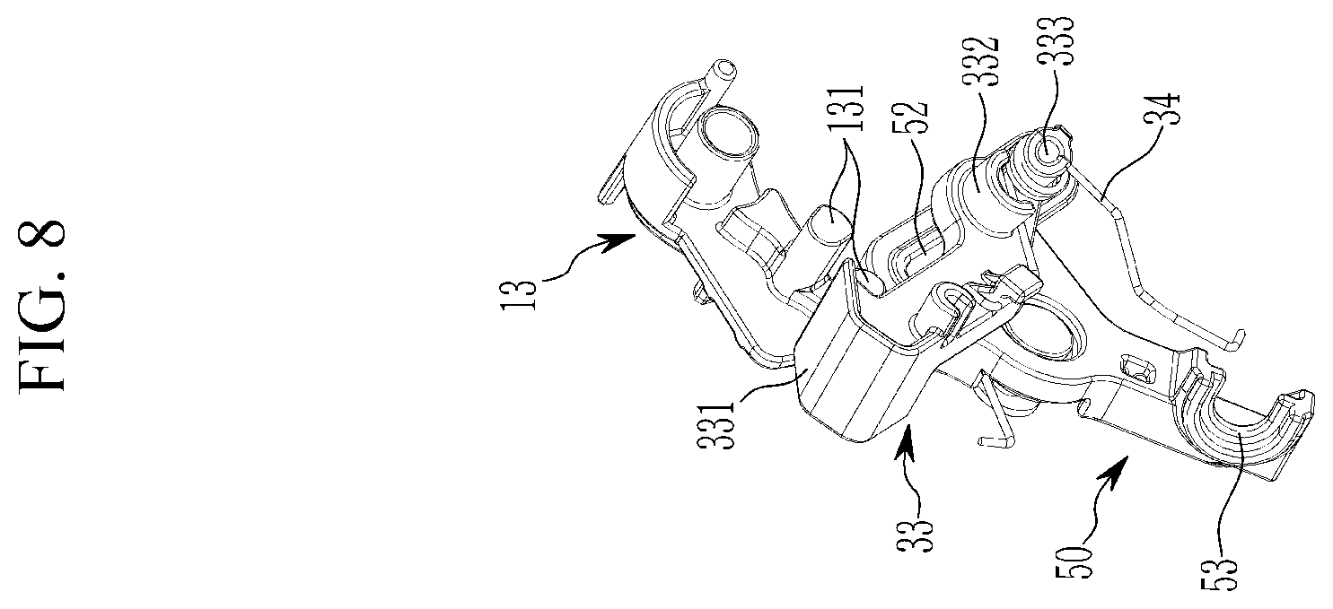 Patent US12129690 Figure 8 – Electric door latch apparatus for vehicle