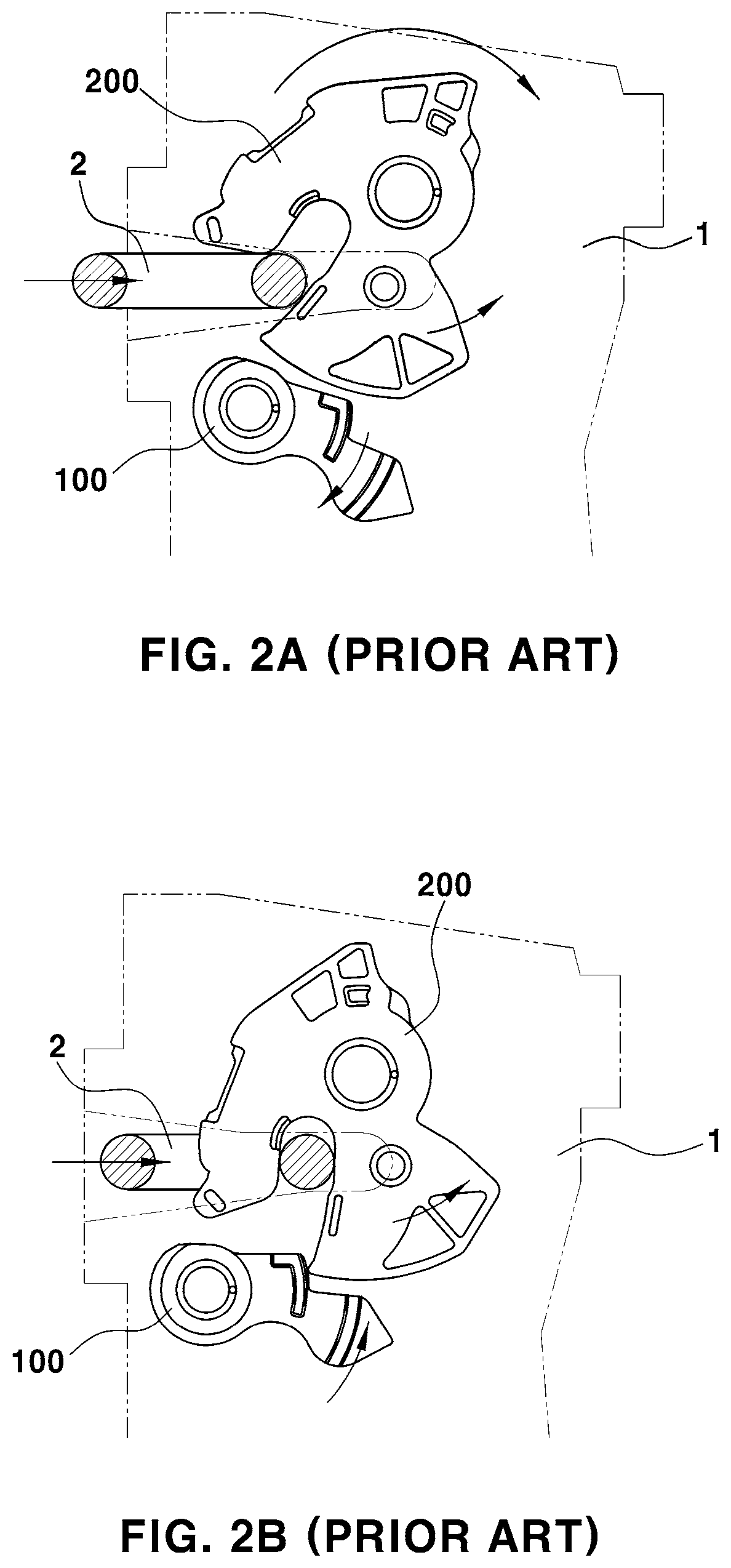 Patent US12129694 Figure 2 – Latch apparatus for door of vehicle