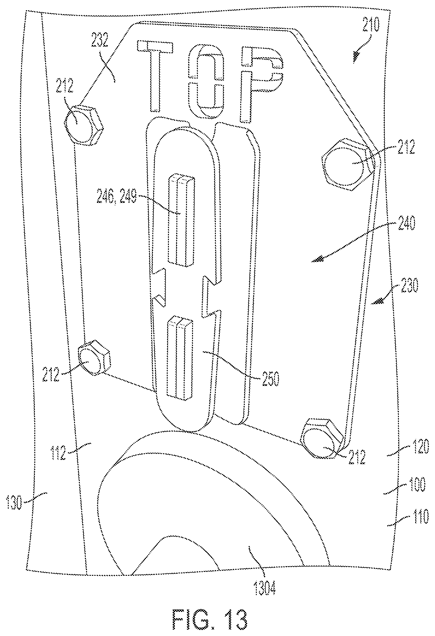 Patent US12129696 Figure 12 – Door lock device