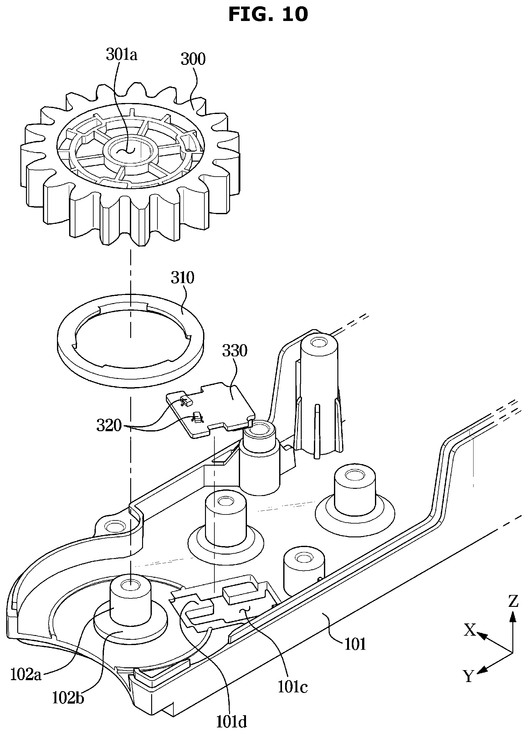 Patent US12129702 Figure 10 – Refrigerator and control method thereof