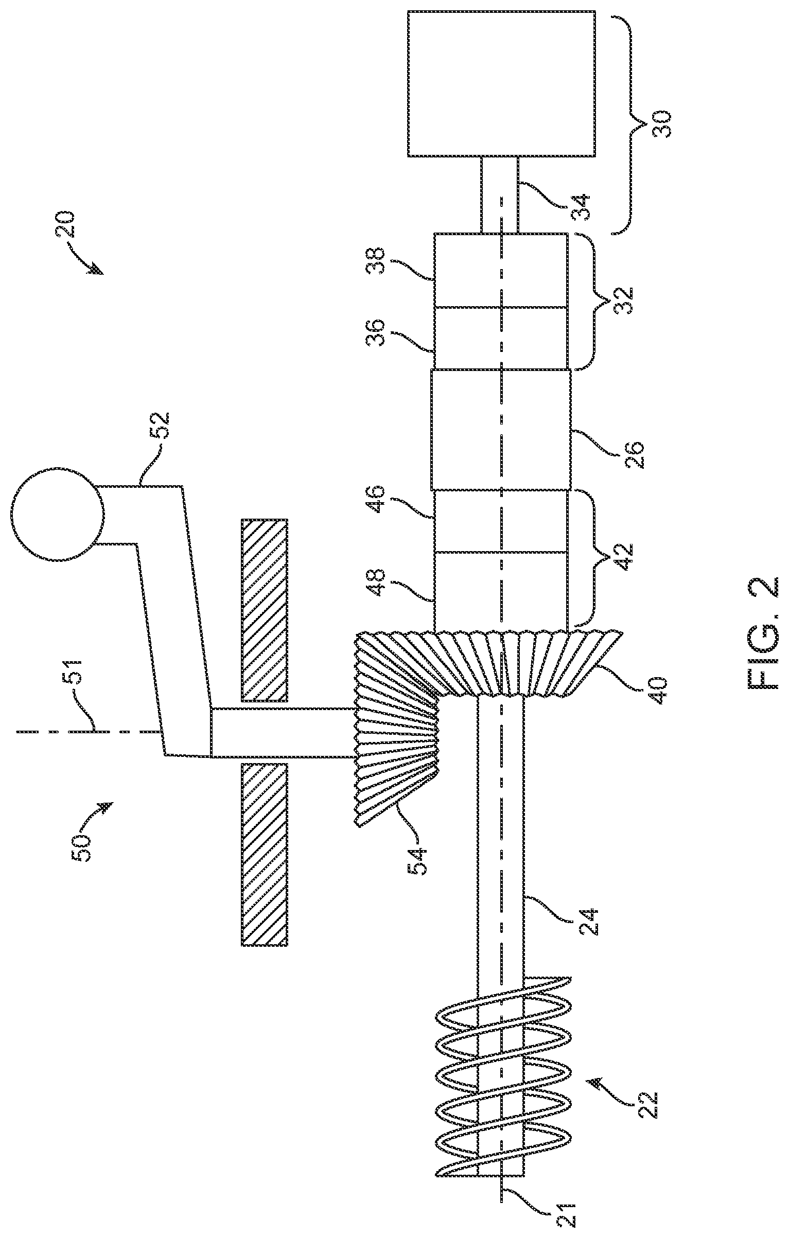 Patent US12129703 Figure 2 – Drive systems and hinged window assemblies incorporating the same