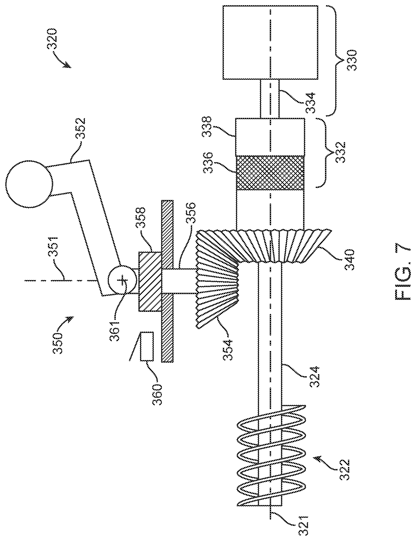 Patent US12129703 Figure 7 – Drive systems and hinged window assemblies incorporating the same