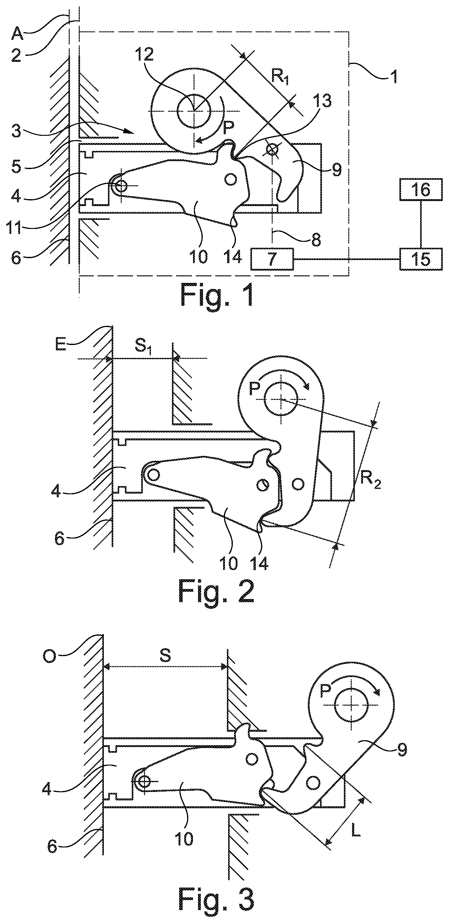 Patent US12129704 Figure 1 – Opening apparatus for a motor vehicle door element