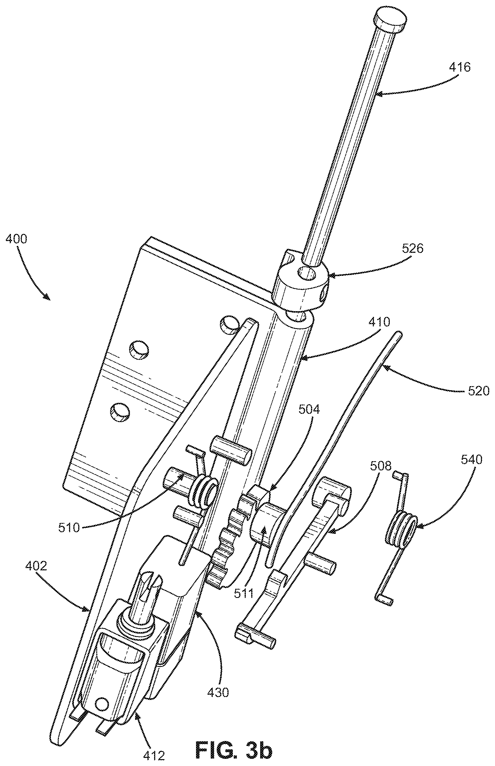 Patent US12129705 Figure 4 – Emergency door closing device