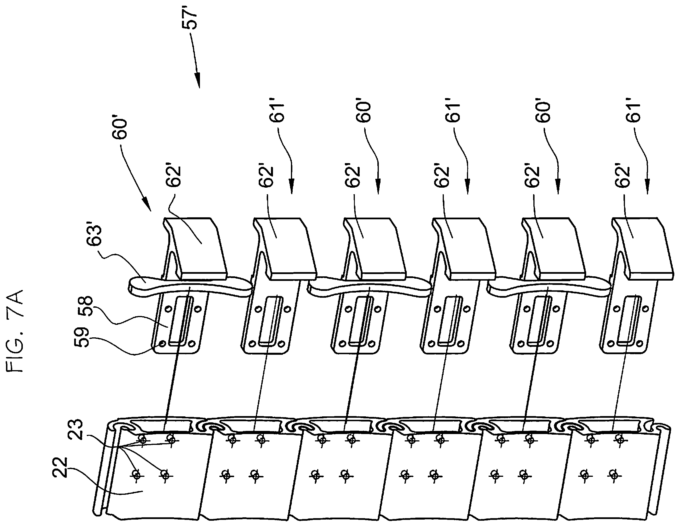 Patent US12129708 Figure 16 – Slatted door with increased impact resistance