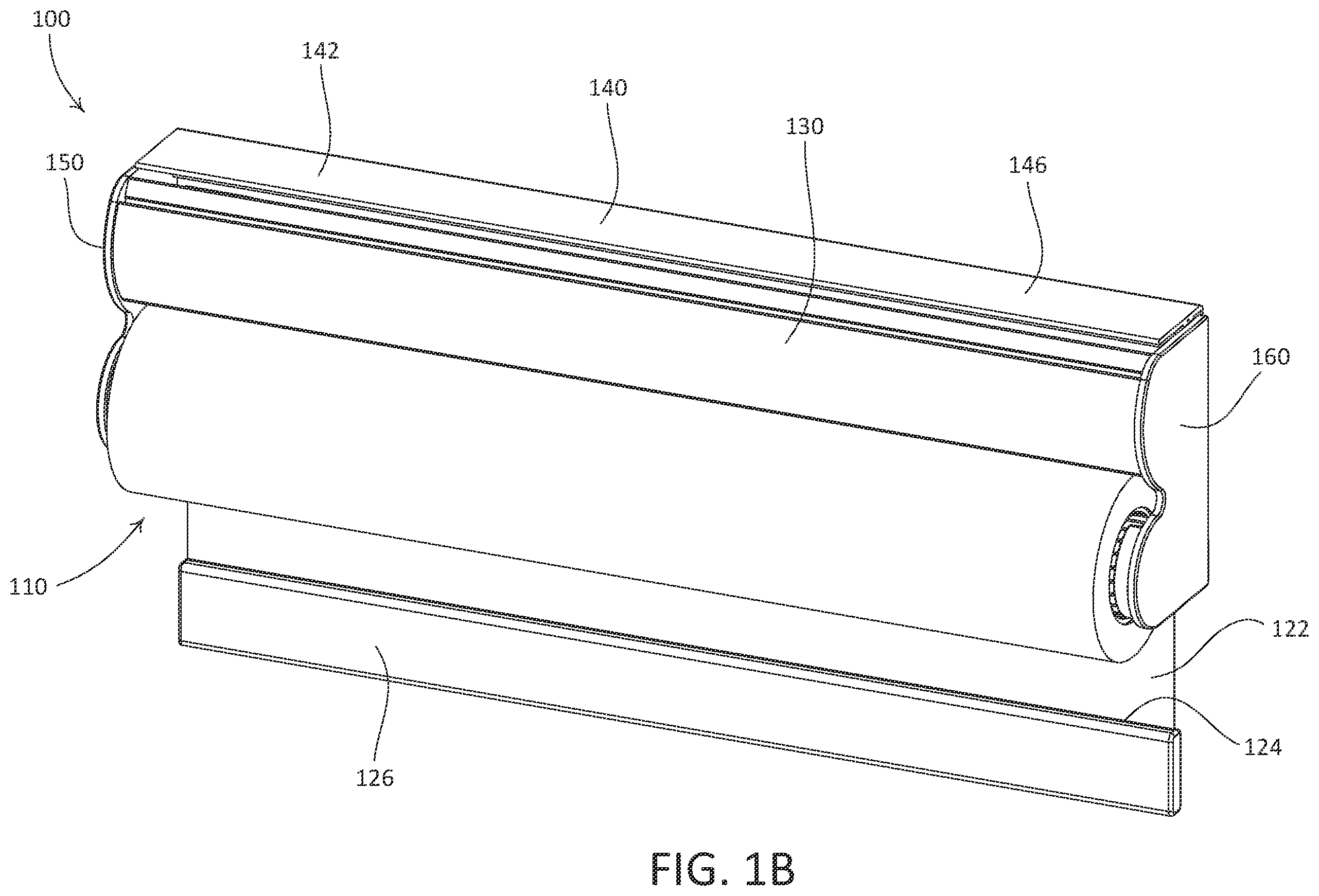 Patent US12129710 Figure 2 – Variable-stiffness roller shade tube