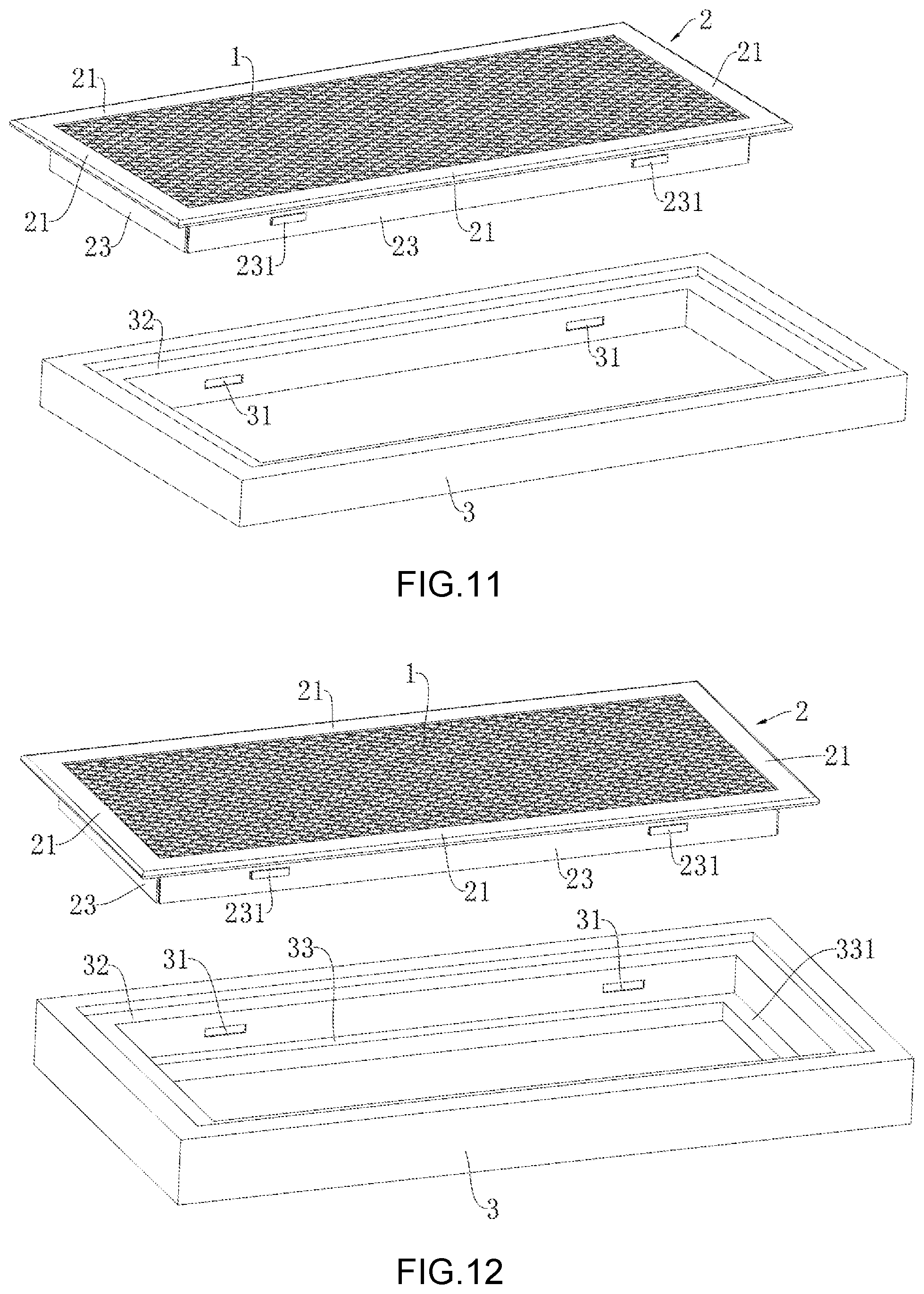 Patent US12129711 Figure 8 – Low-cost, high-strength and easy-to-assemble metal mesh plate structure