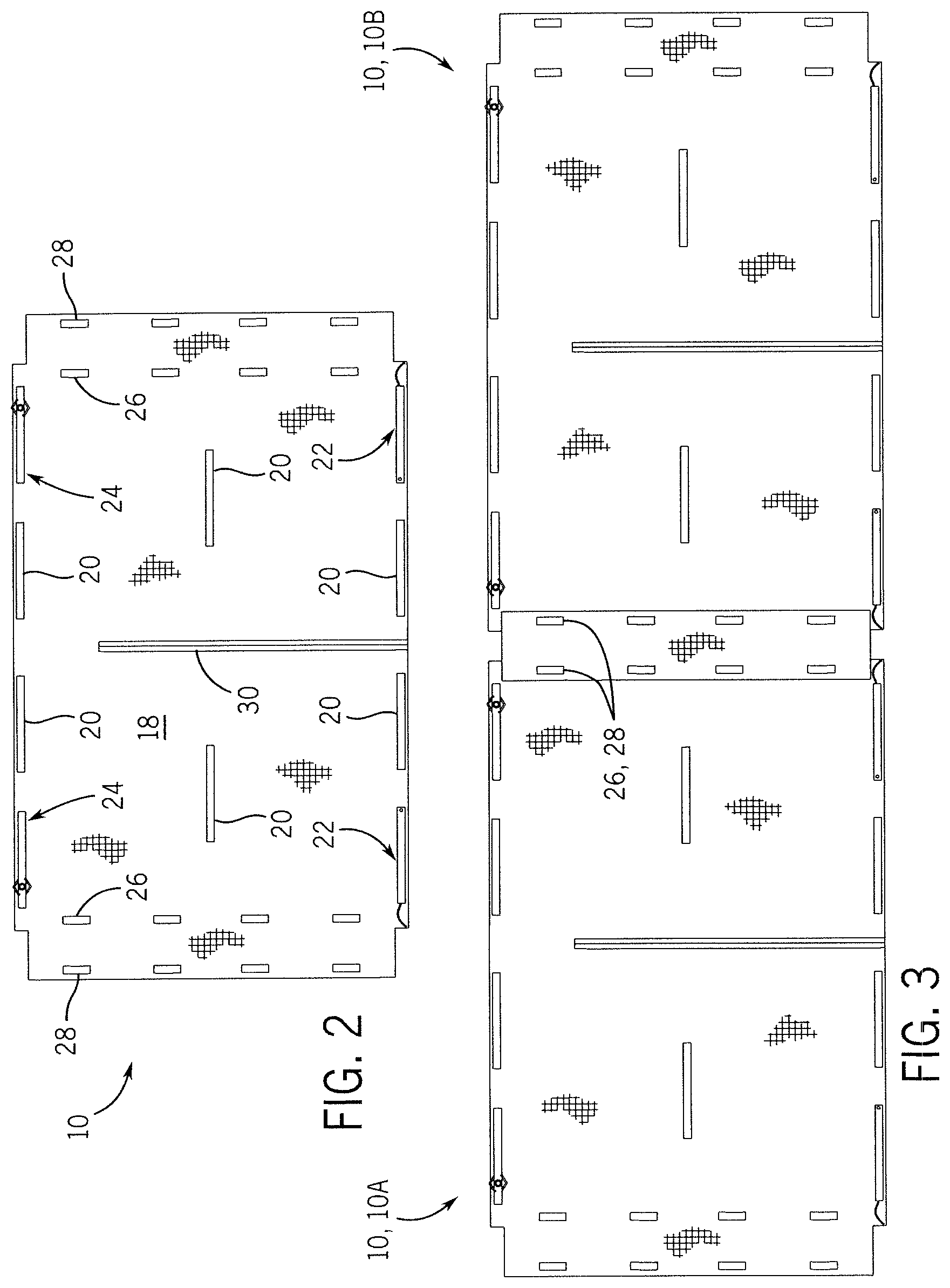 Patent US12129712 Figure 2 – Magnetic garage screen (net) assembly