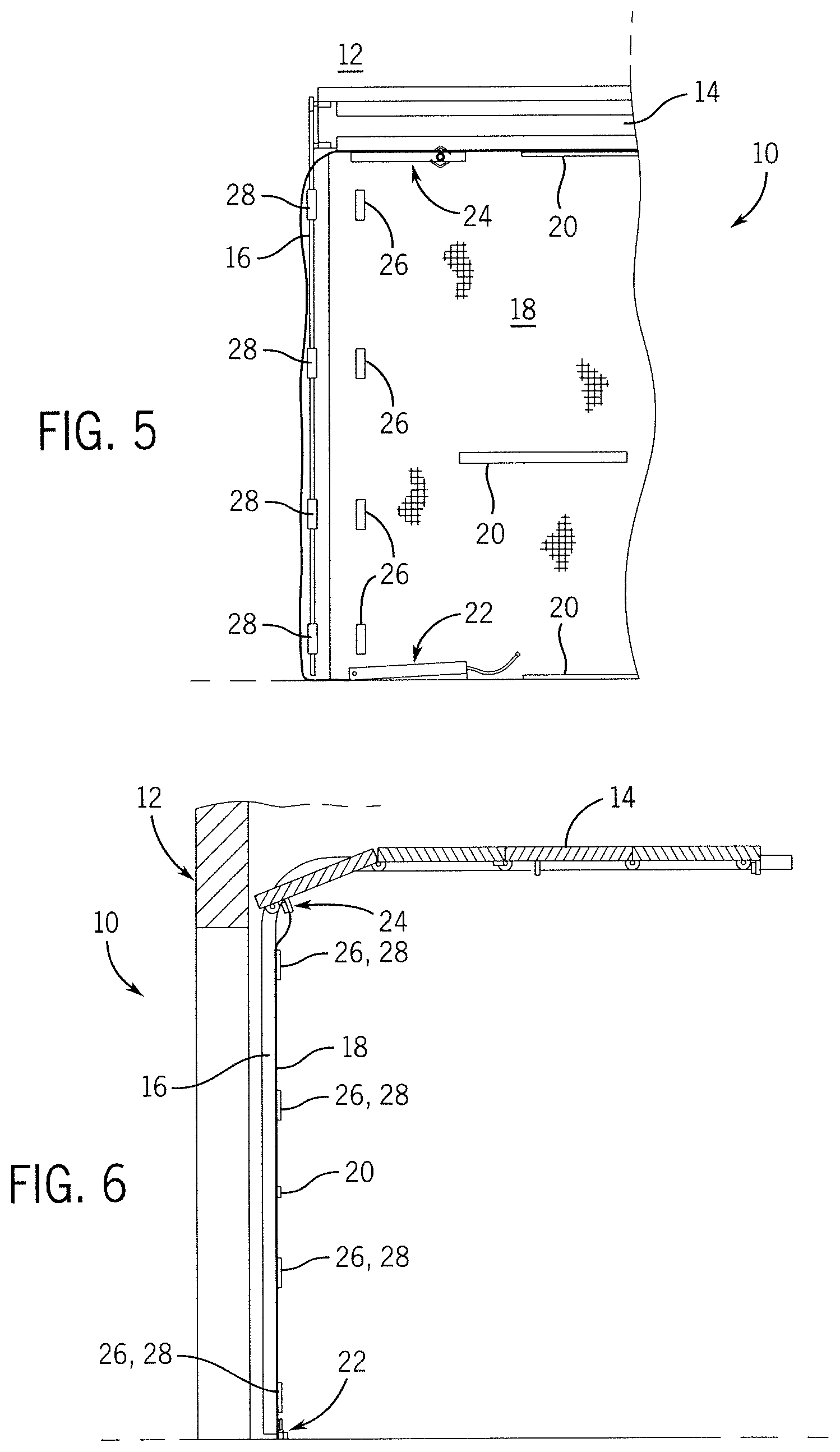 Patent US12129712 Figure 4 – Magnetic garage screen (net) assembly
