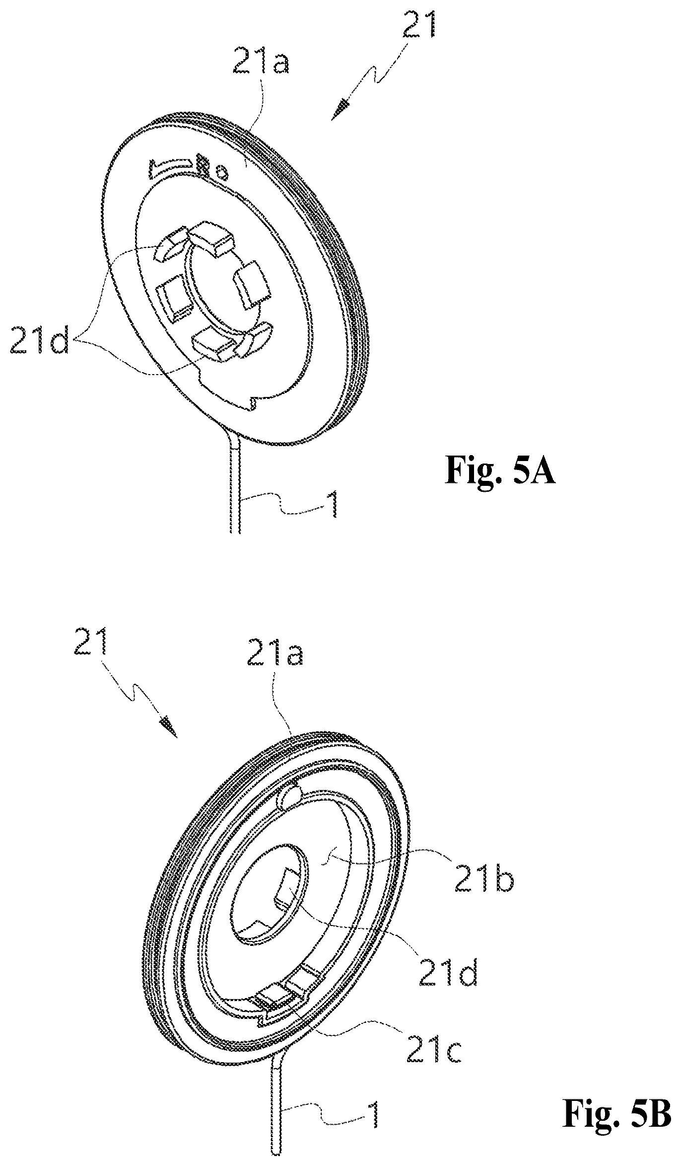 Patent US12129713 Figure 5 – Roller blind drive device operated by single pull cord