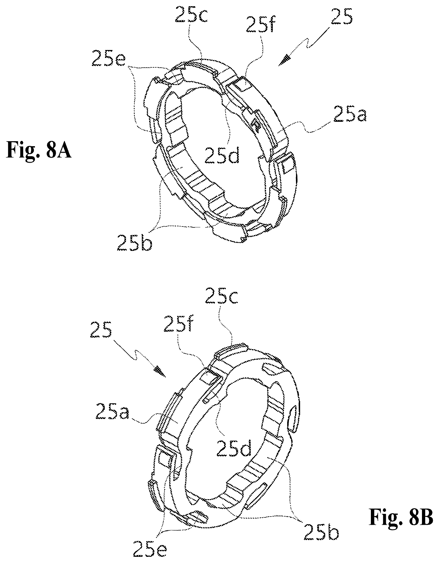 Patent US12129713 Figure 8 – Roller blind drive device operated by single pull cord