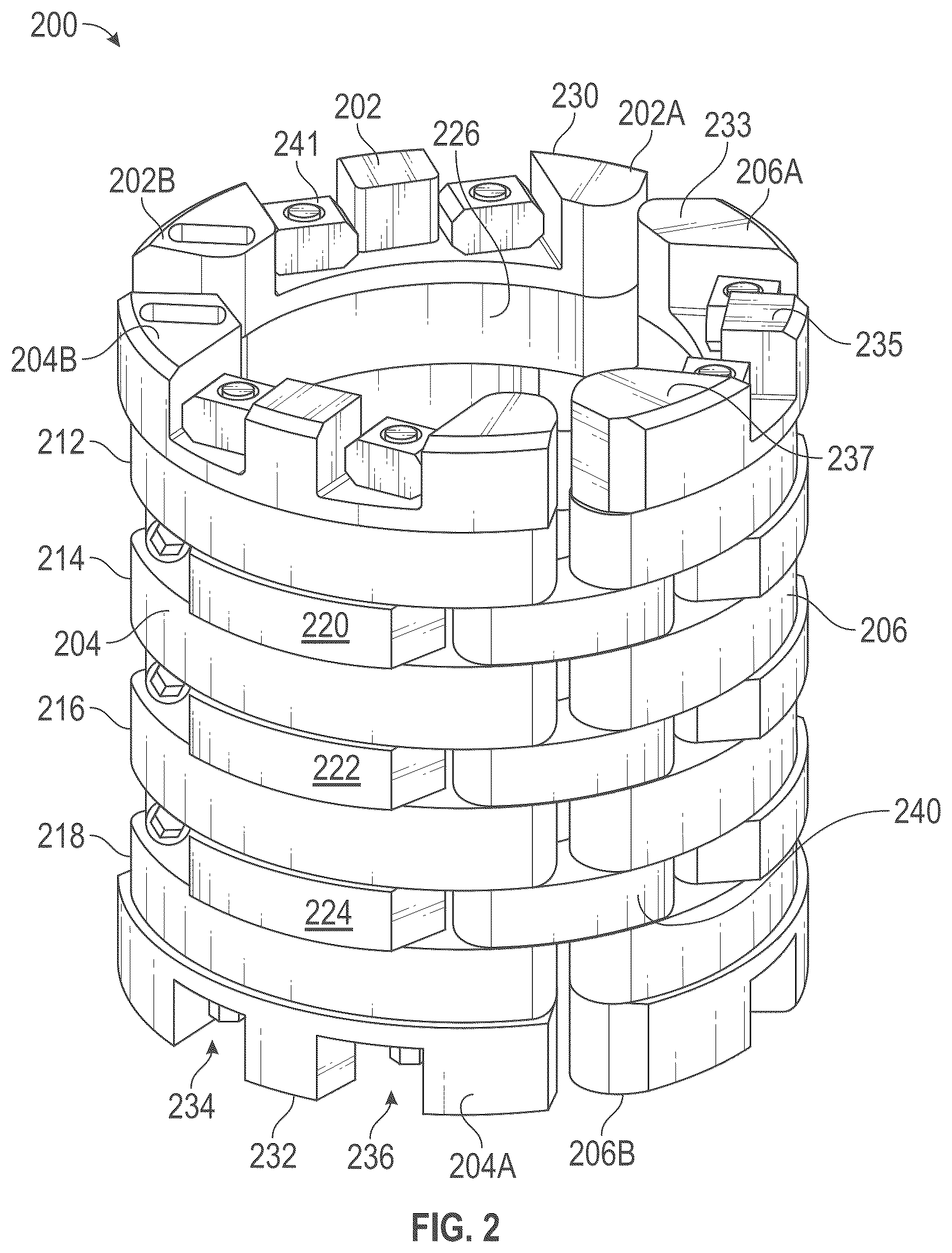 Patent US12129717 Figure 2 – Drill pipe torque reducer and method