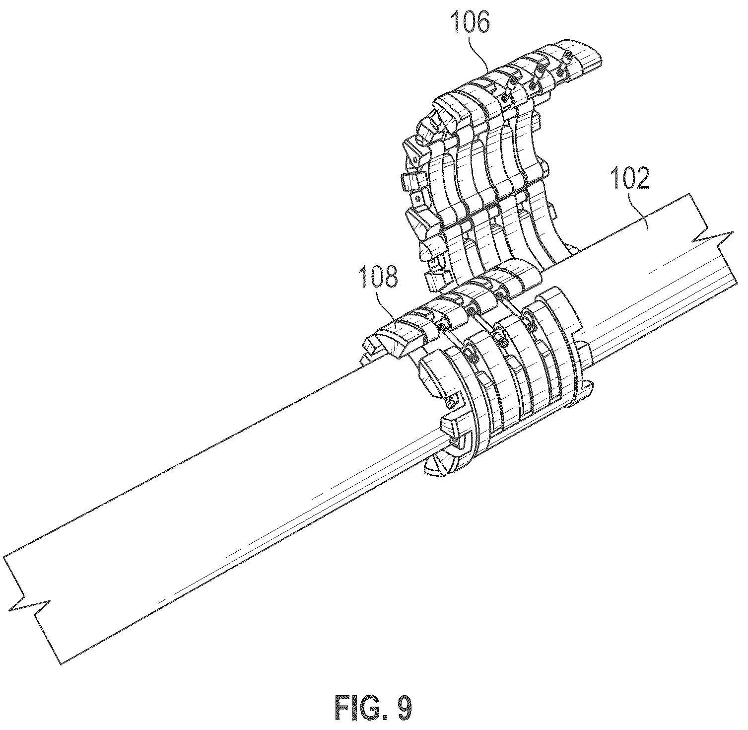 Patent US12129717 Figure 9 – Drill pipe torque reducer and method