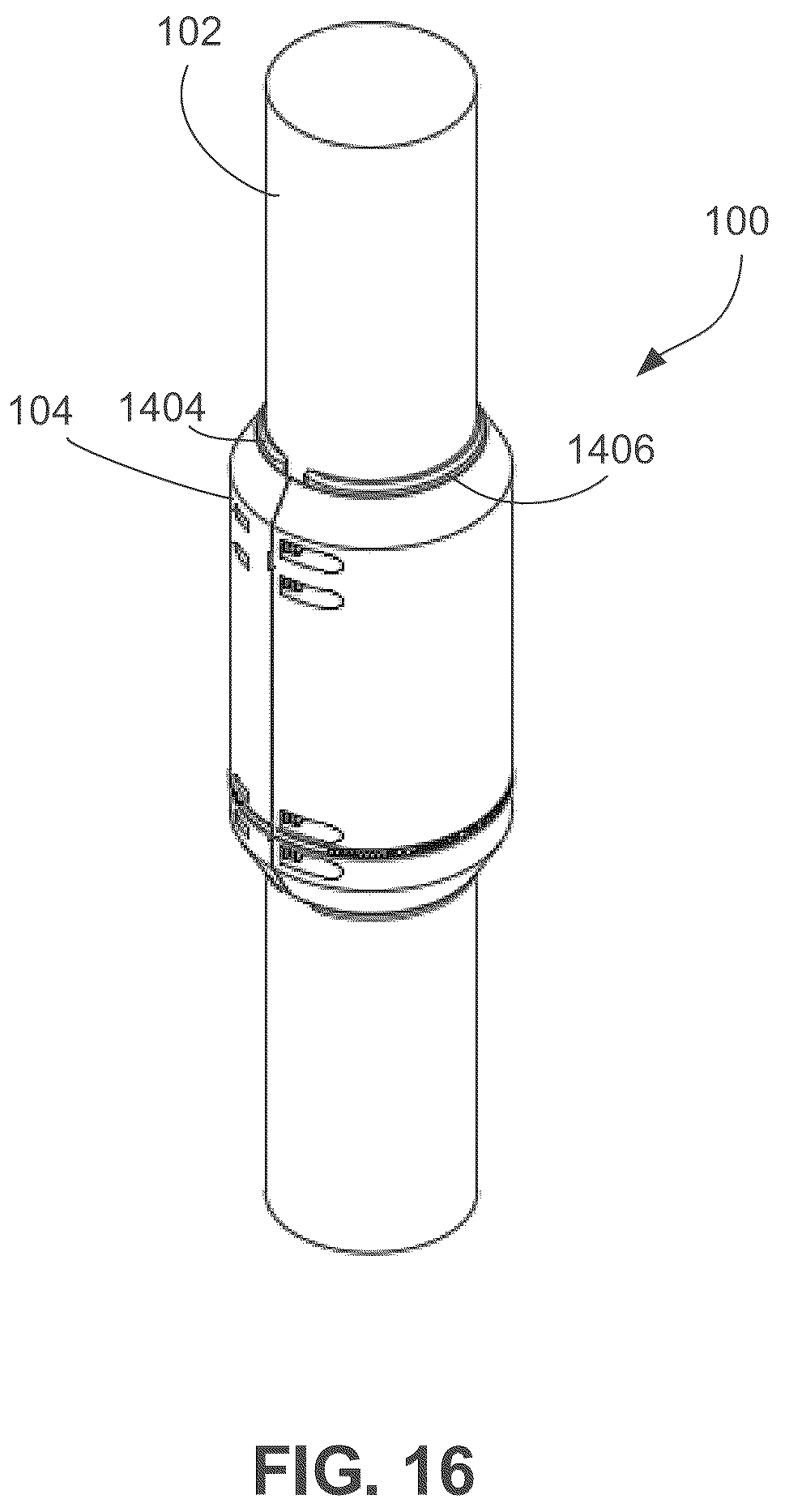 Patent US12129717 Figure 16 – Drill pipe torque reducer and method