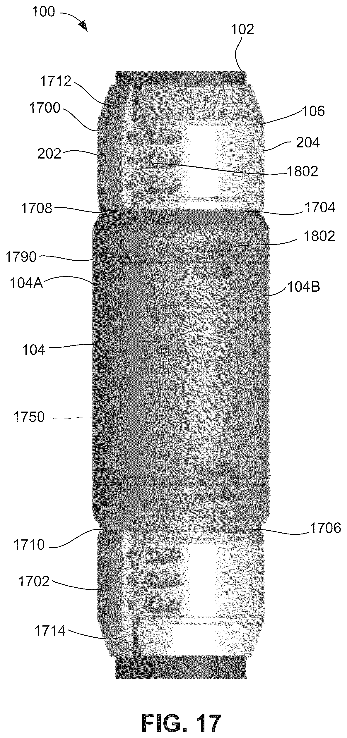 Patent US12129717 Figure 17 – Drill pipe torque reducer and method