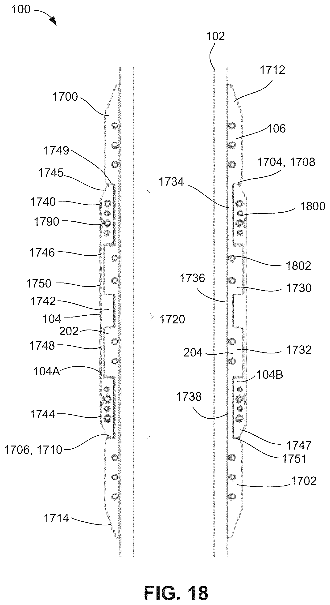 Patent US12129717 Figure 18 – Drill pipe torque reducer and method