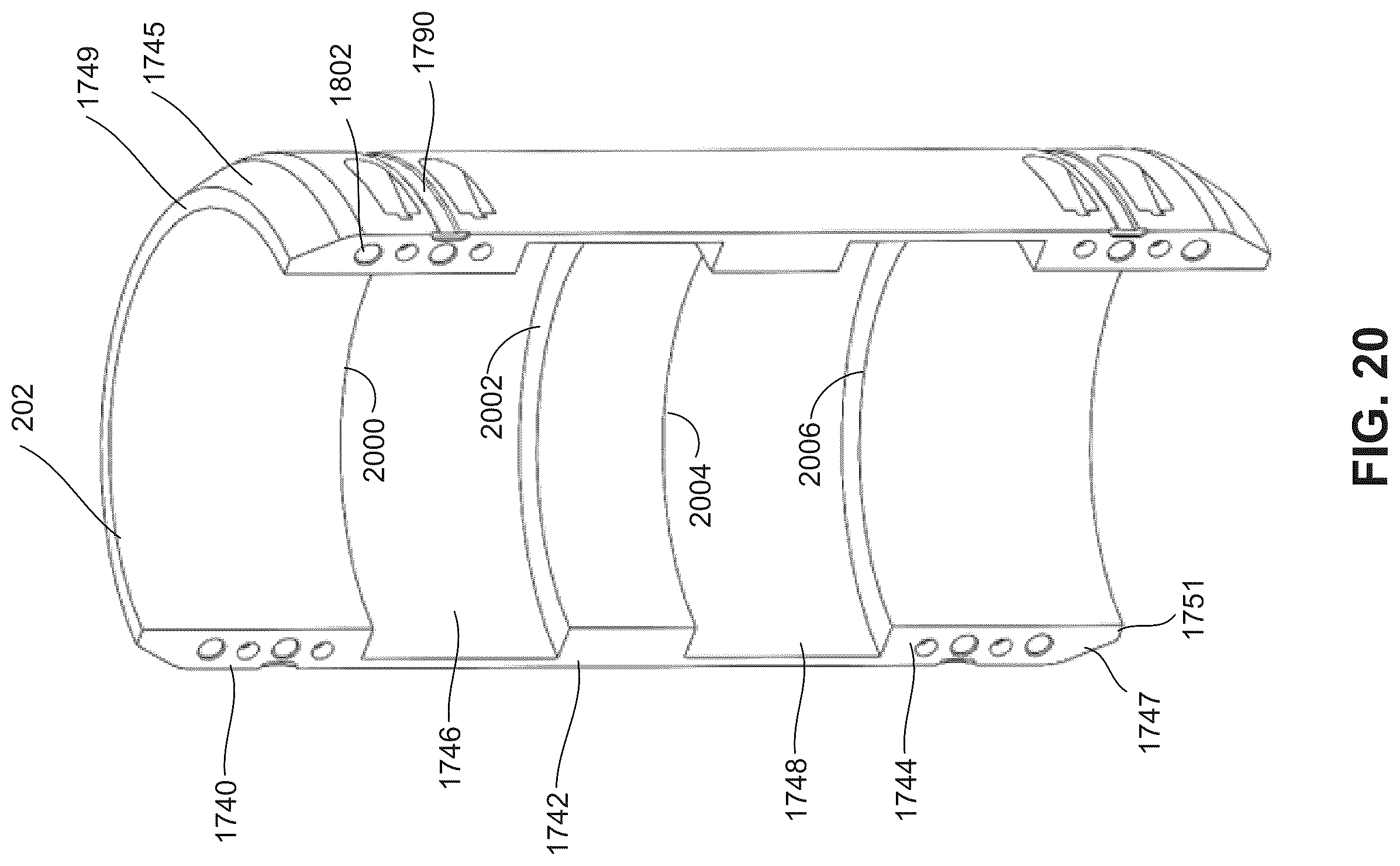 Patent US12129717 Figure 20 – Drill pipe torque reducer and method