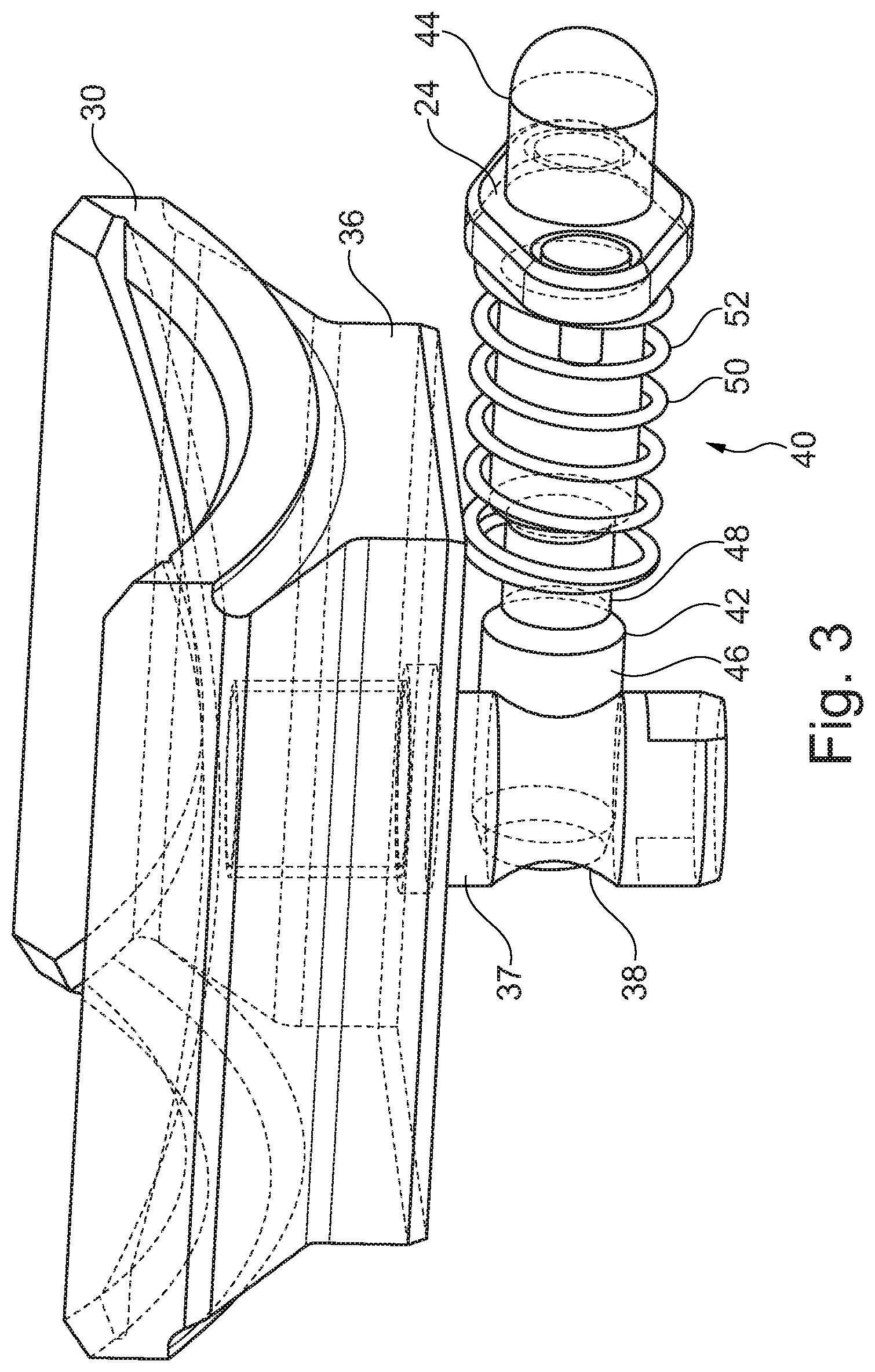 Patent US12129720 Figure 3 – Clamping head assembly for clamping a drill pipe element