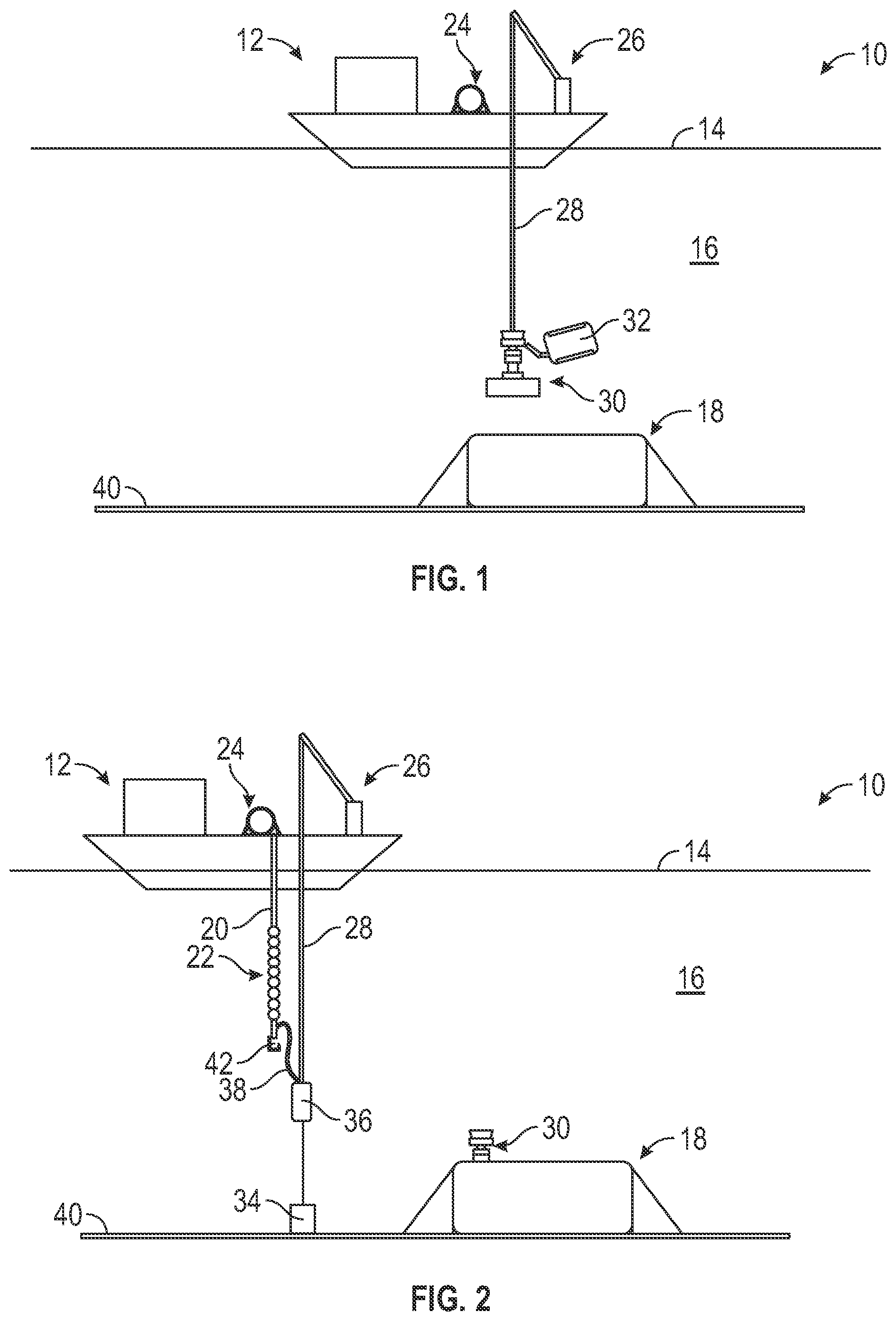 Patent US12129721 Figure 1 – Systems and methods using a compact powered subsea winch