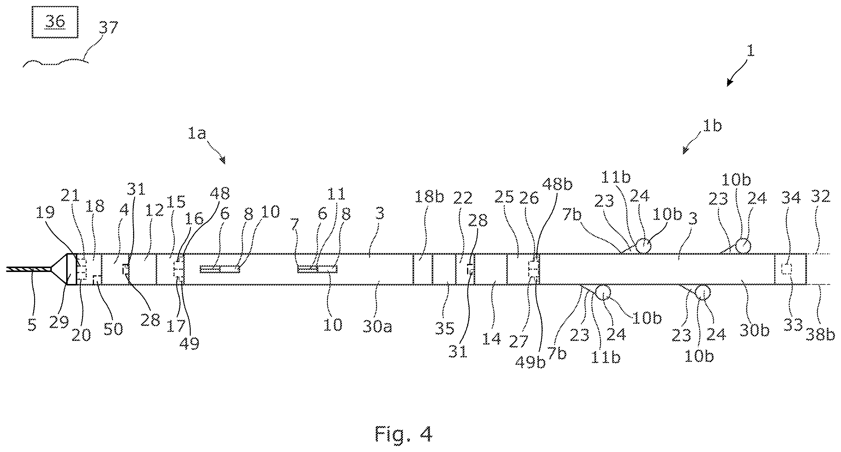 Patent US12129726 Figure 4 – Hydraulically driven downhole self-propelling wireline tool