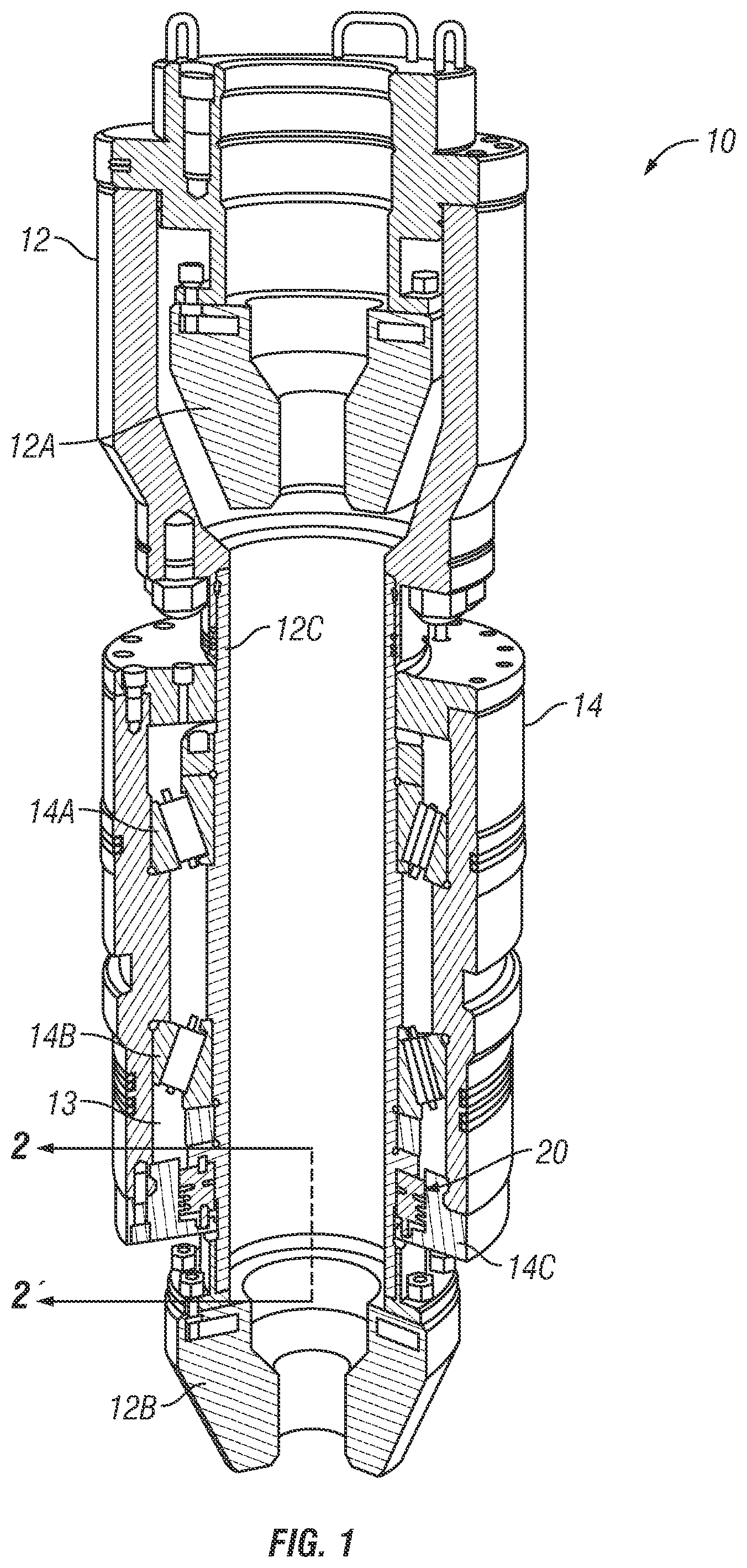 Patent US12129732 Figure 1 – Rotating control device having improved seal