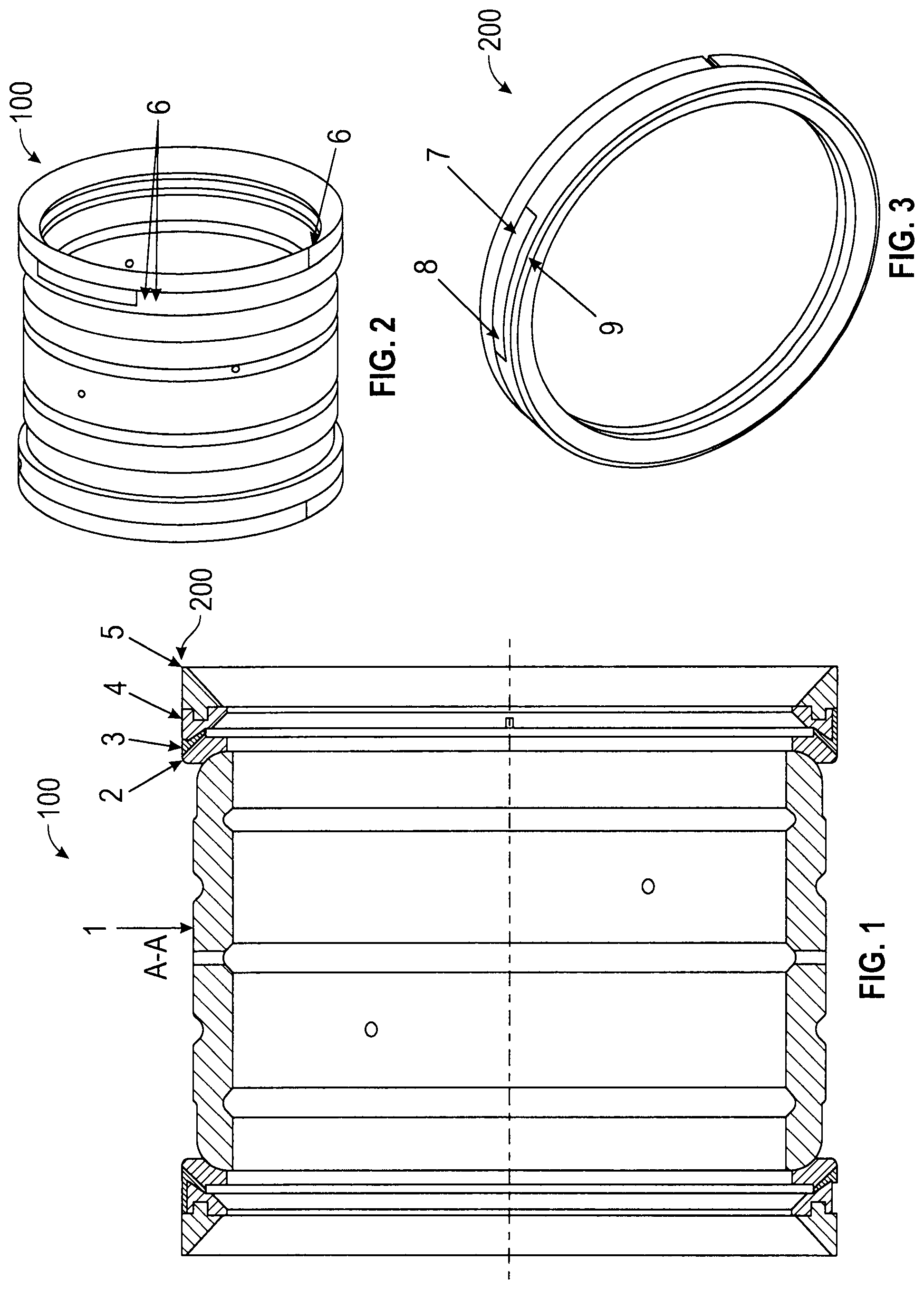 Patent US12129734 Figure 1 – Back-up ring system for elastomeric sealing elements