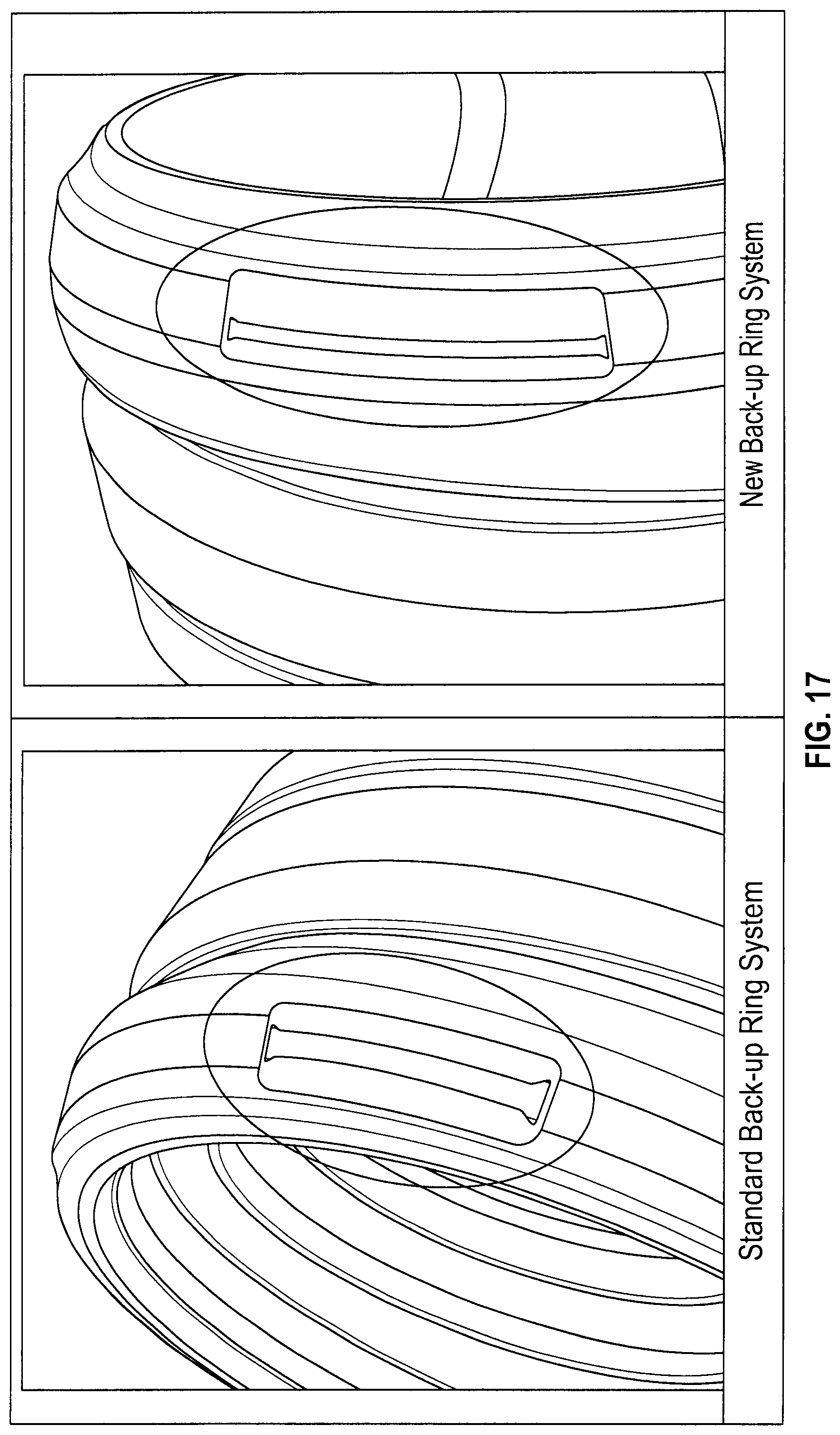 Patent US12129734 Figure 11 – Back-up ring system for elastomeric sealing elements