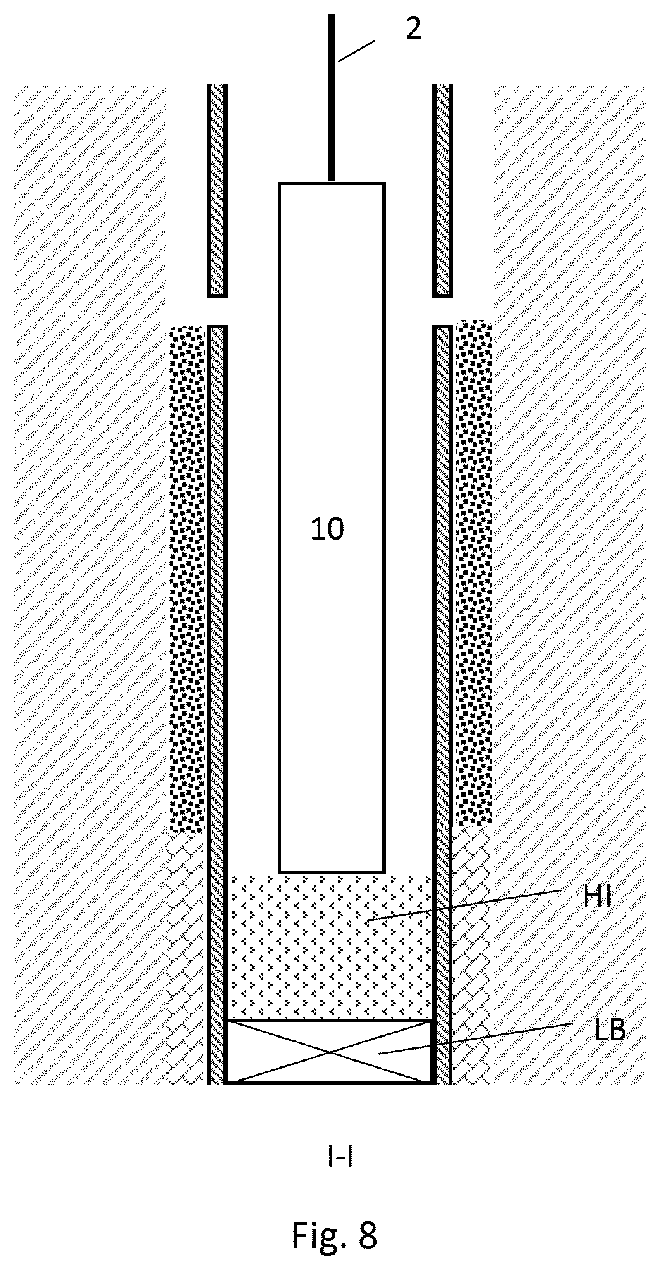 Patent US12129736 Figure 8 – Method for providing a permanent barrier in a well
