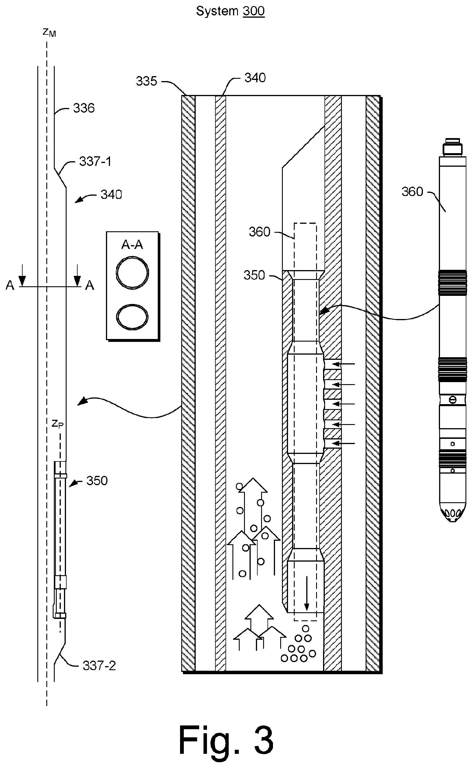 Patent US12129740 Figure 3 – Downhole scale mitigation component