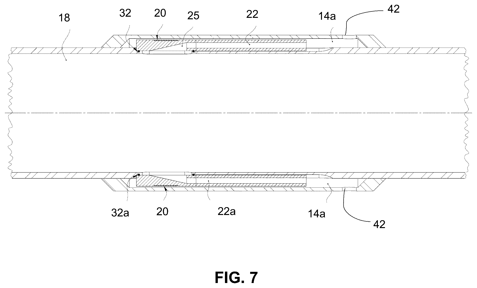 Patent US12129742 Figure 6 – System and method for securing a flow control device against a pipe