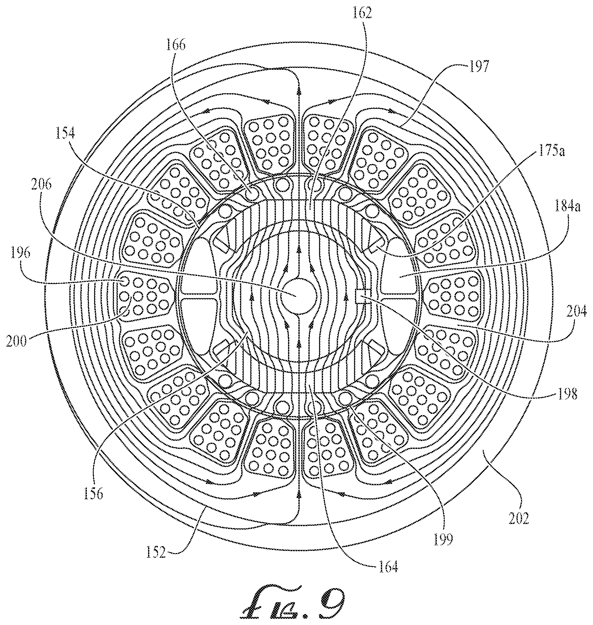 Patent US12129747 Figure 8 – Hybrid permanent magnet motor