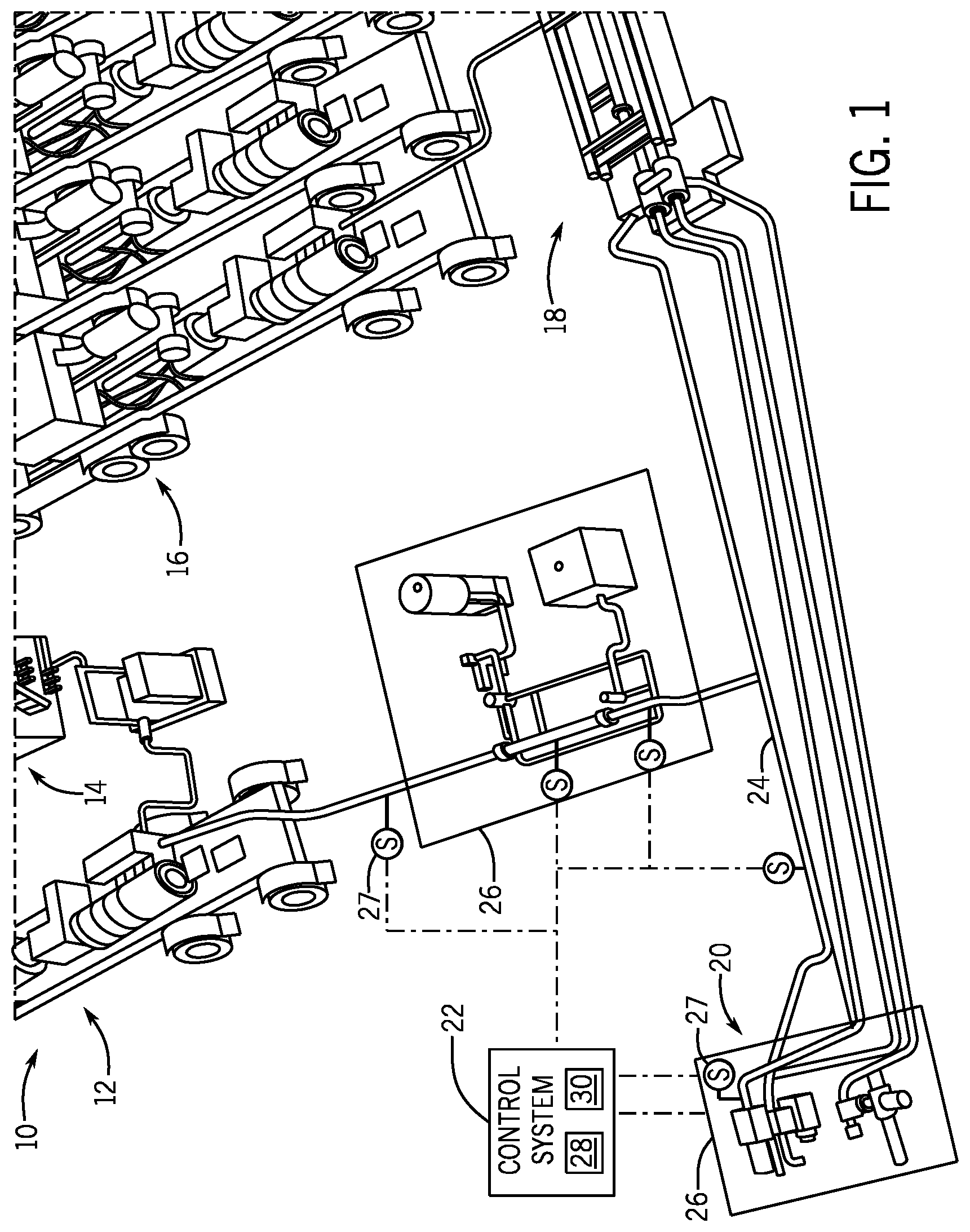 Patent US12129750 Figure 1 – Apparatus and method of disbursing materials into a wellbore