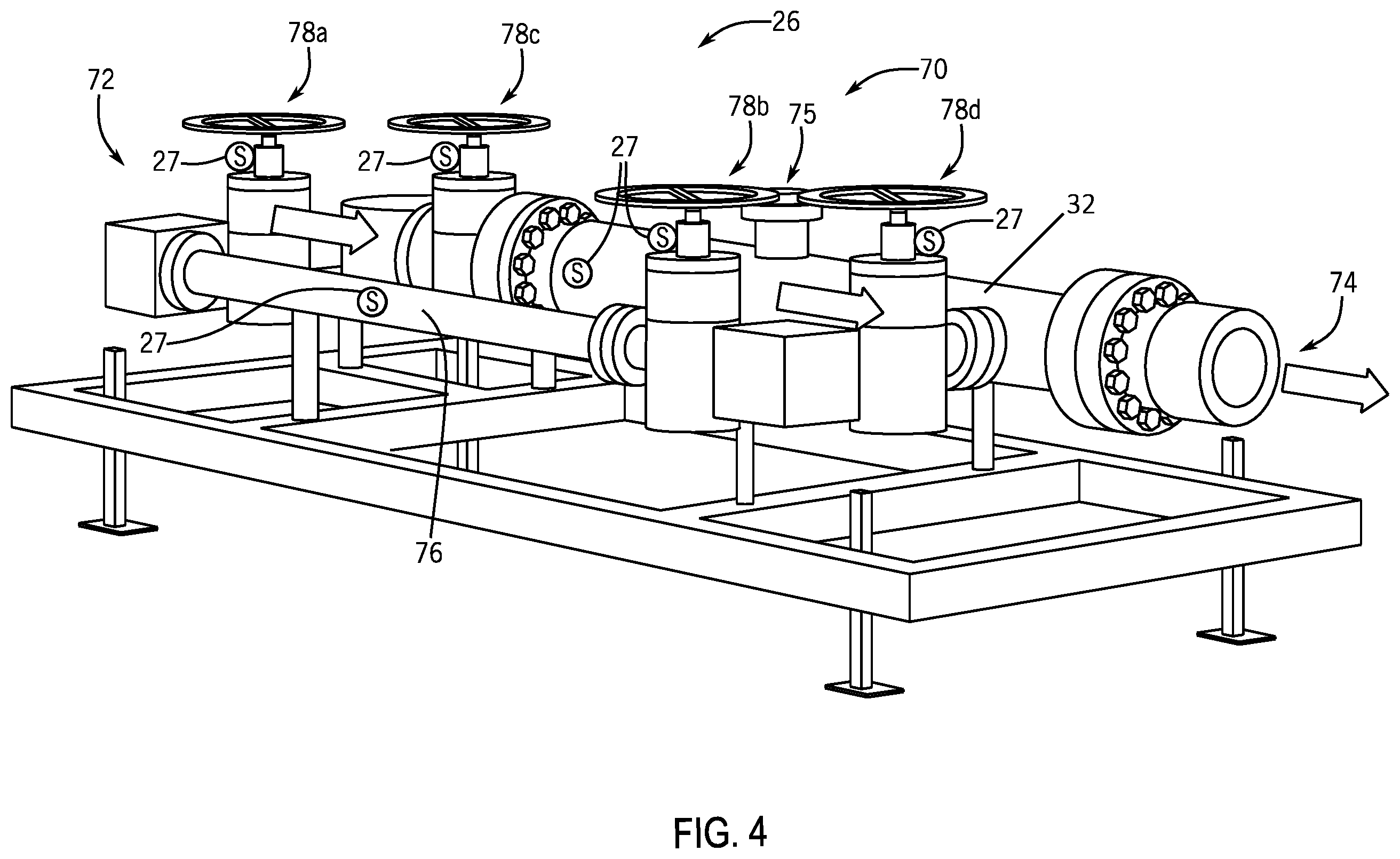 Patent US12129750 Figure 4 – Apparatus and method of disbursing materials into a wellbore