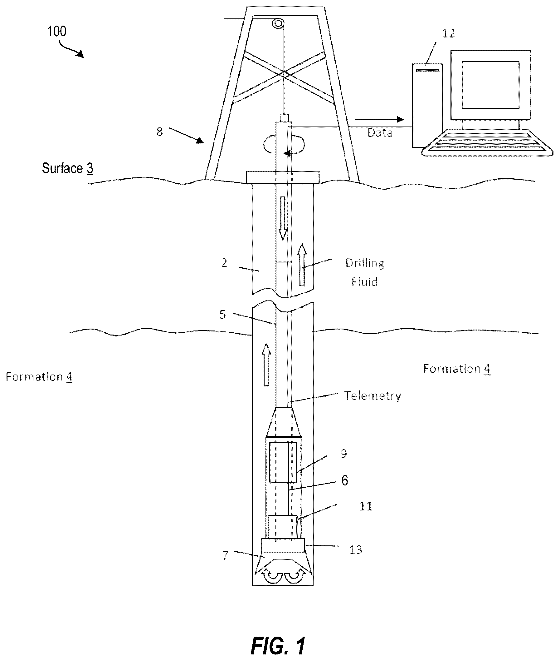 Patent US12129751 Figure 1 – Adaptive trajectory control for automated directional drilling