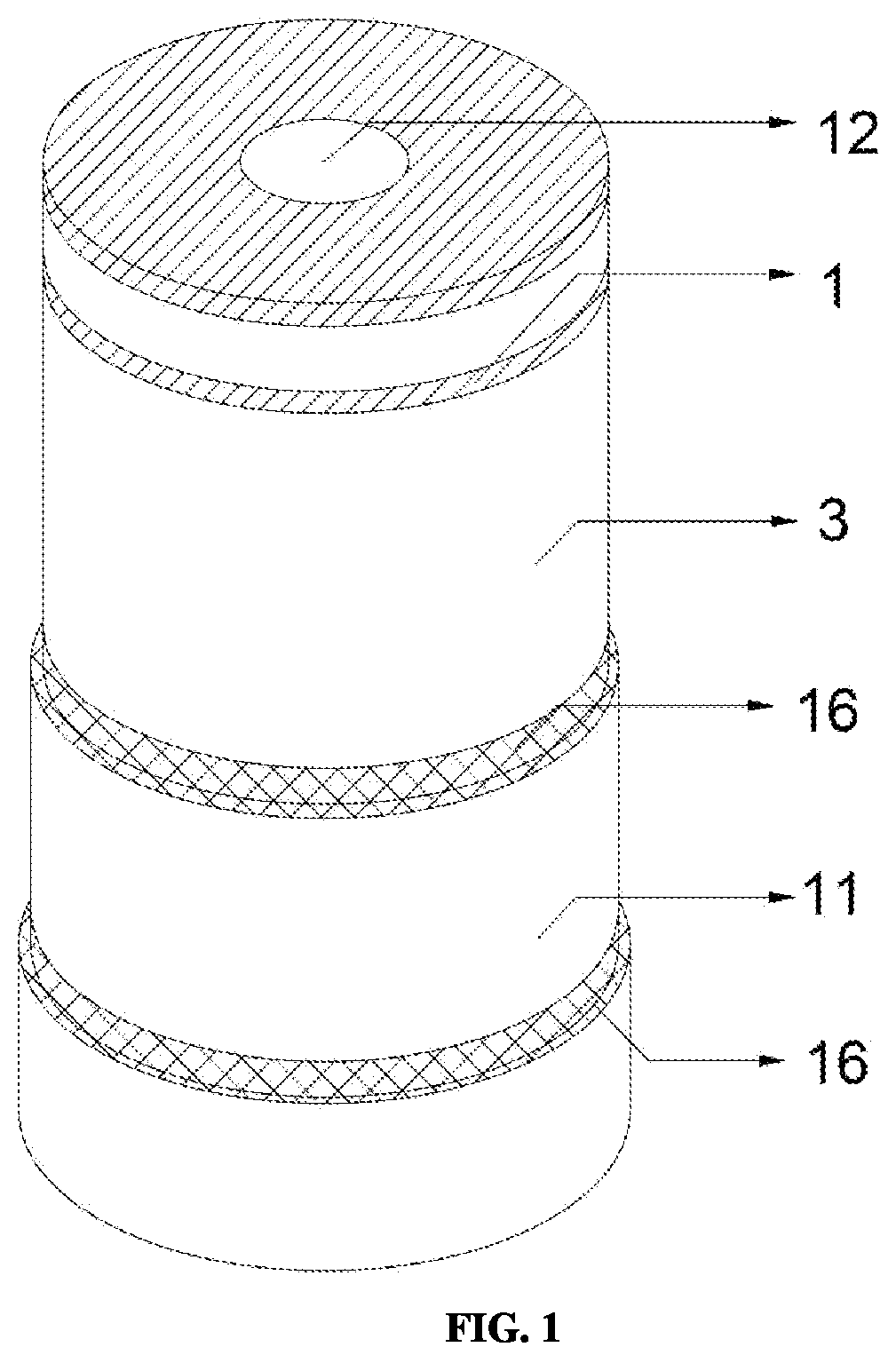 Patent US12129760 — Multi-stage pressure yielding and anti-impact device for anchoring support — Figure 1