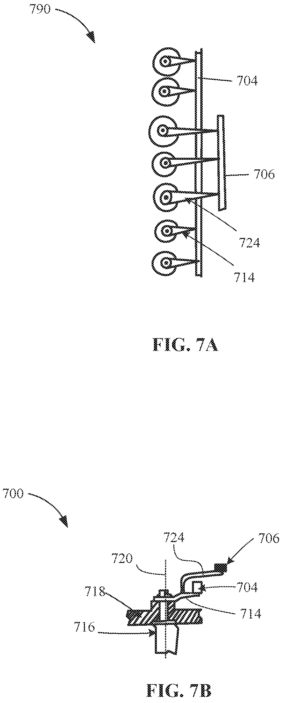 Patent US12129762 Figure 7 – Turbine engine compressor variable geometry system with split actuation