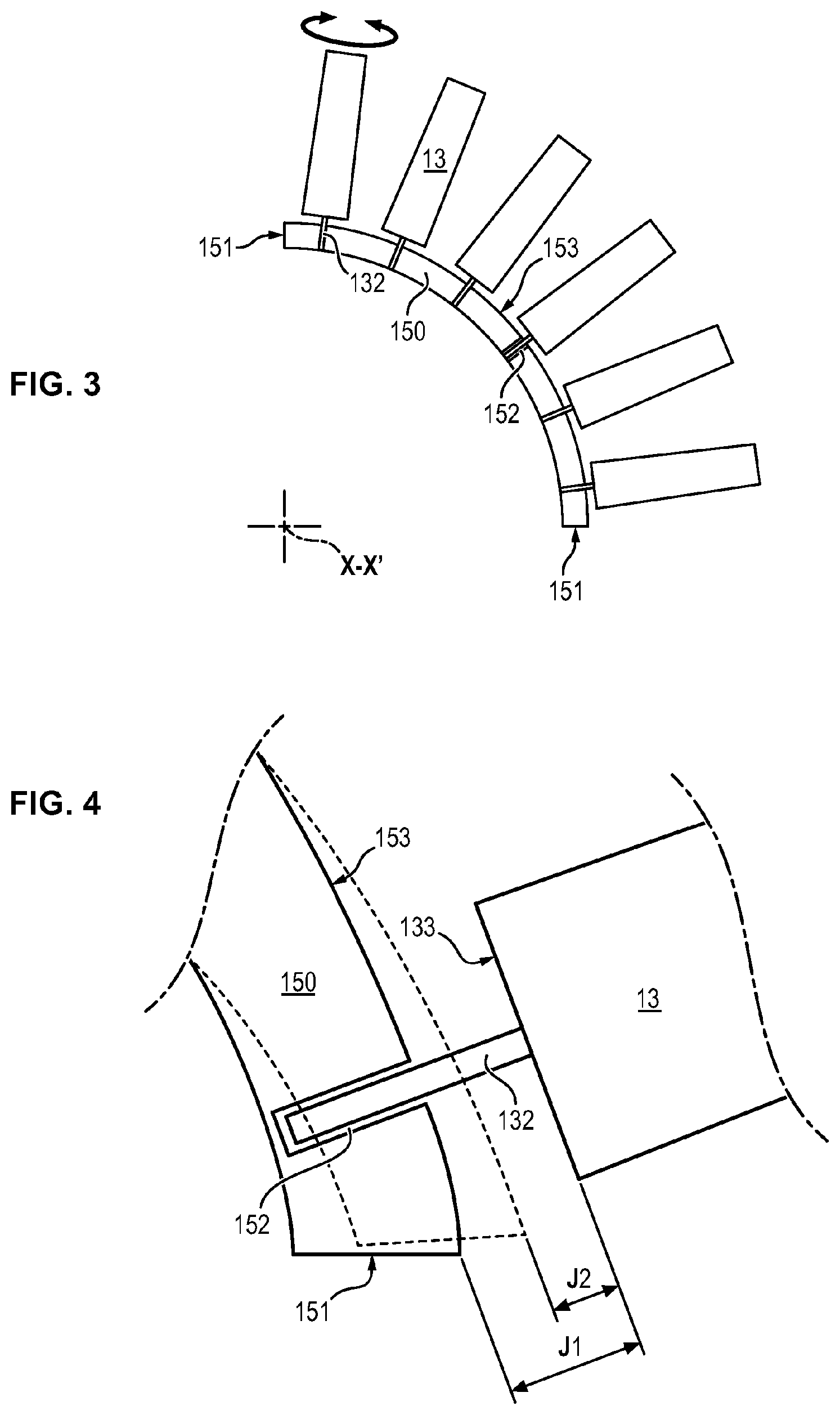 Patent US12129763 Figure 2 – Inner blade support ring of a turbomachine compressor stator